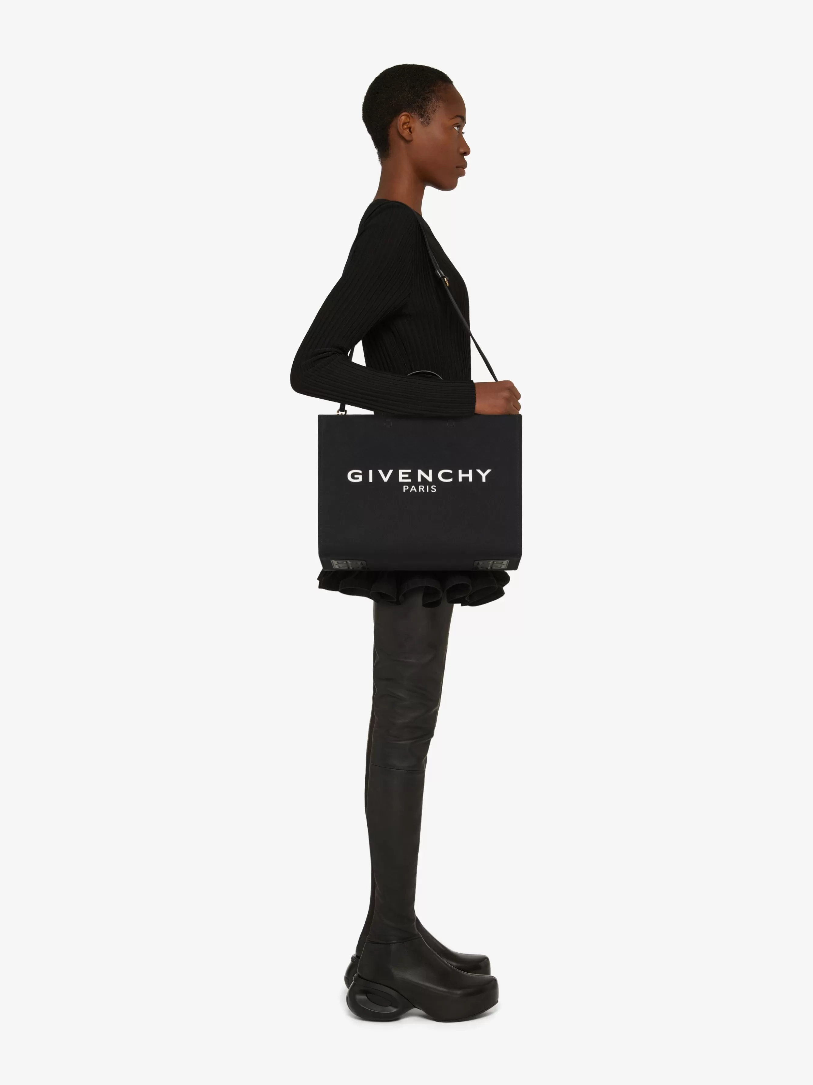 GIVENCHY G-Tote-Medium G-Tote shopping bag in canvas