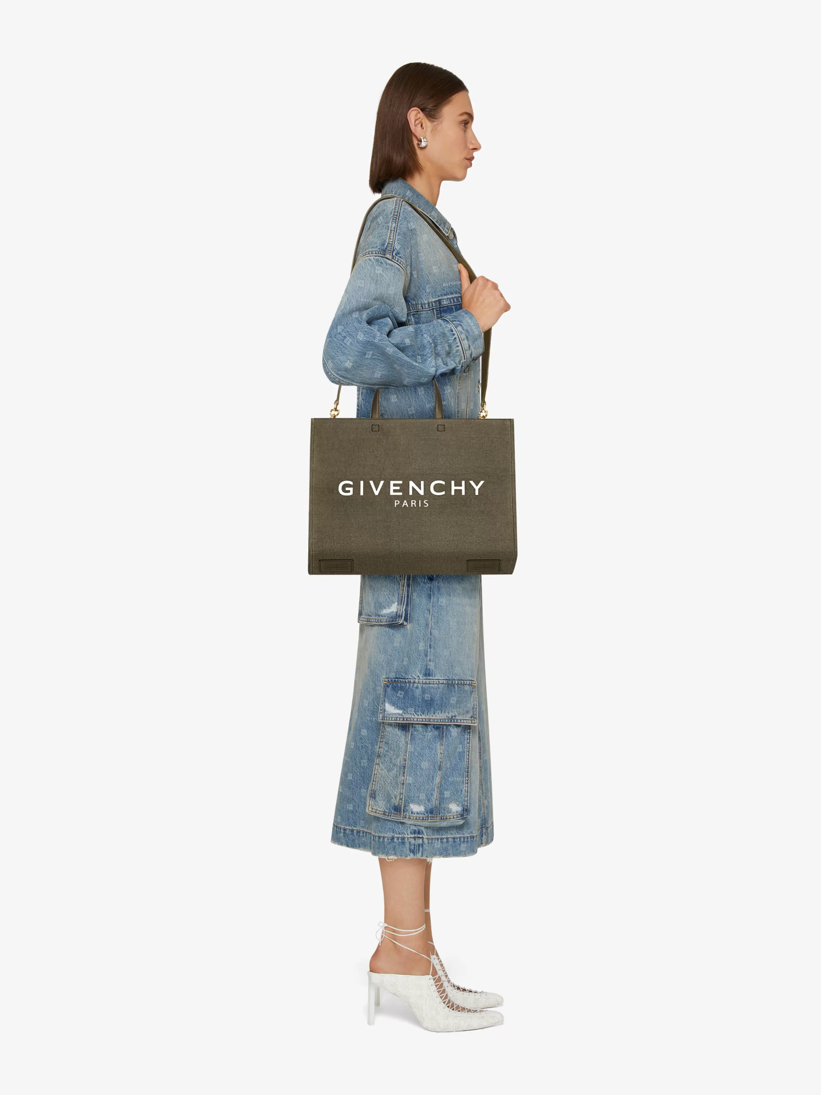 GIVENCHY G-Tote-Medium G-Tote shopping bag in canvas