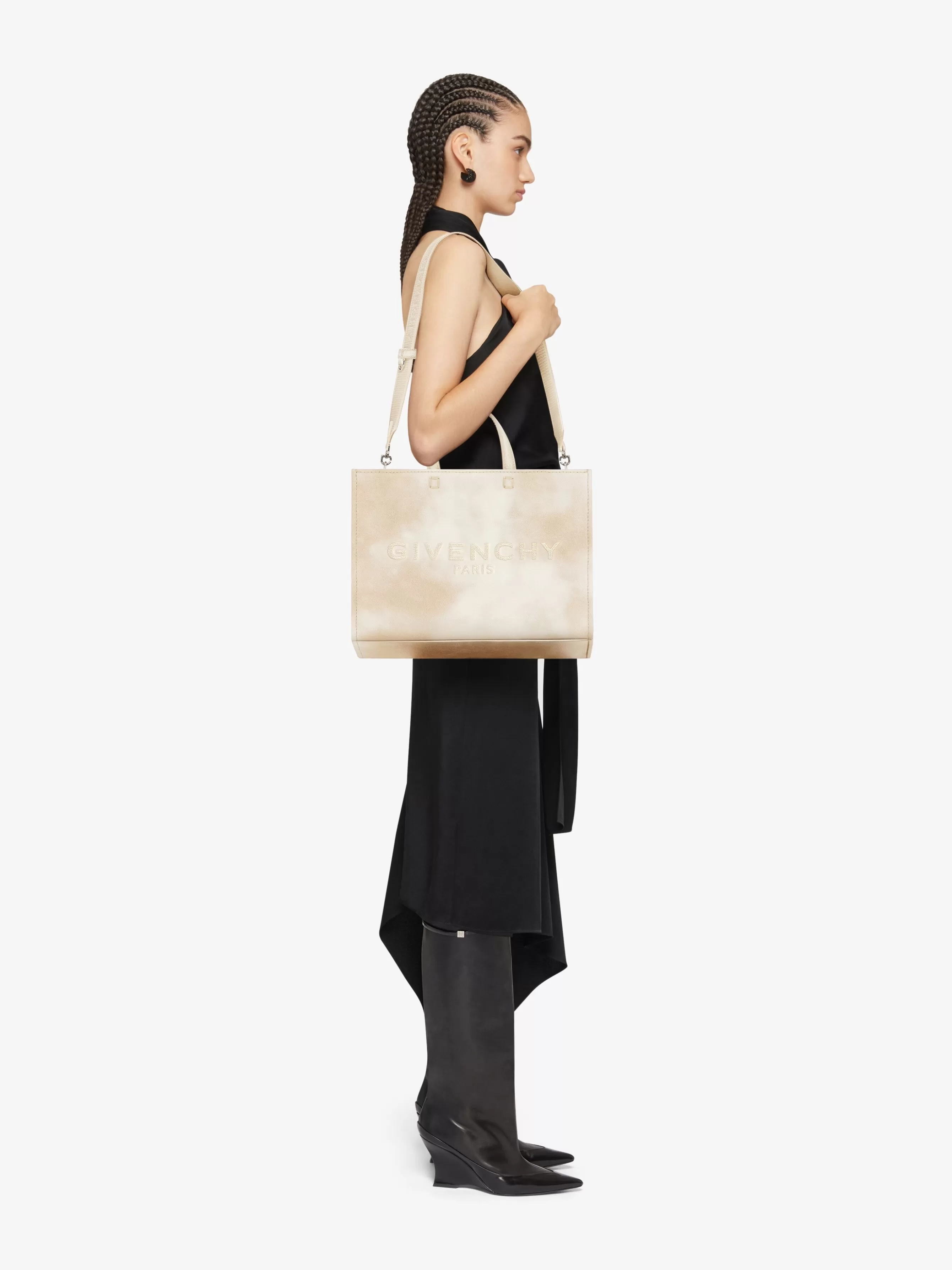 Women GIVENCHY G-Tote | Shoulder Bags-Medium G-Tote shopping bag in tie and dye canvas