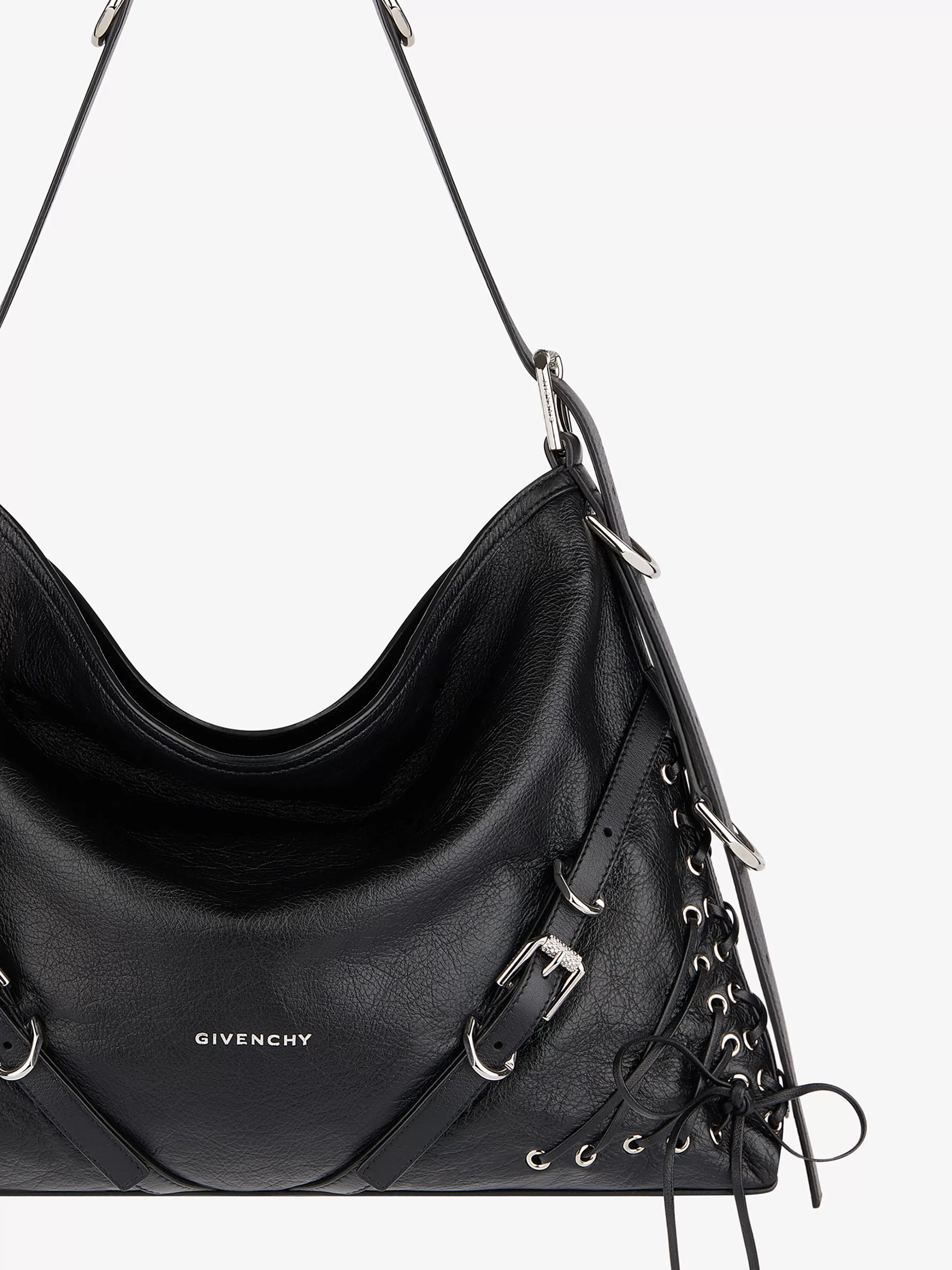 Women GIVENCHY 4G | Antigona-Medium Voyou bag in corset style leather