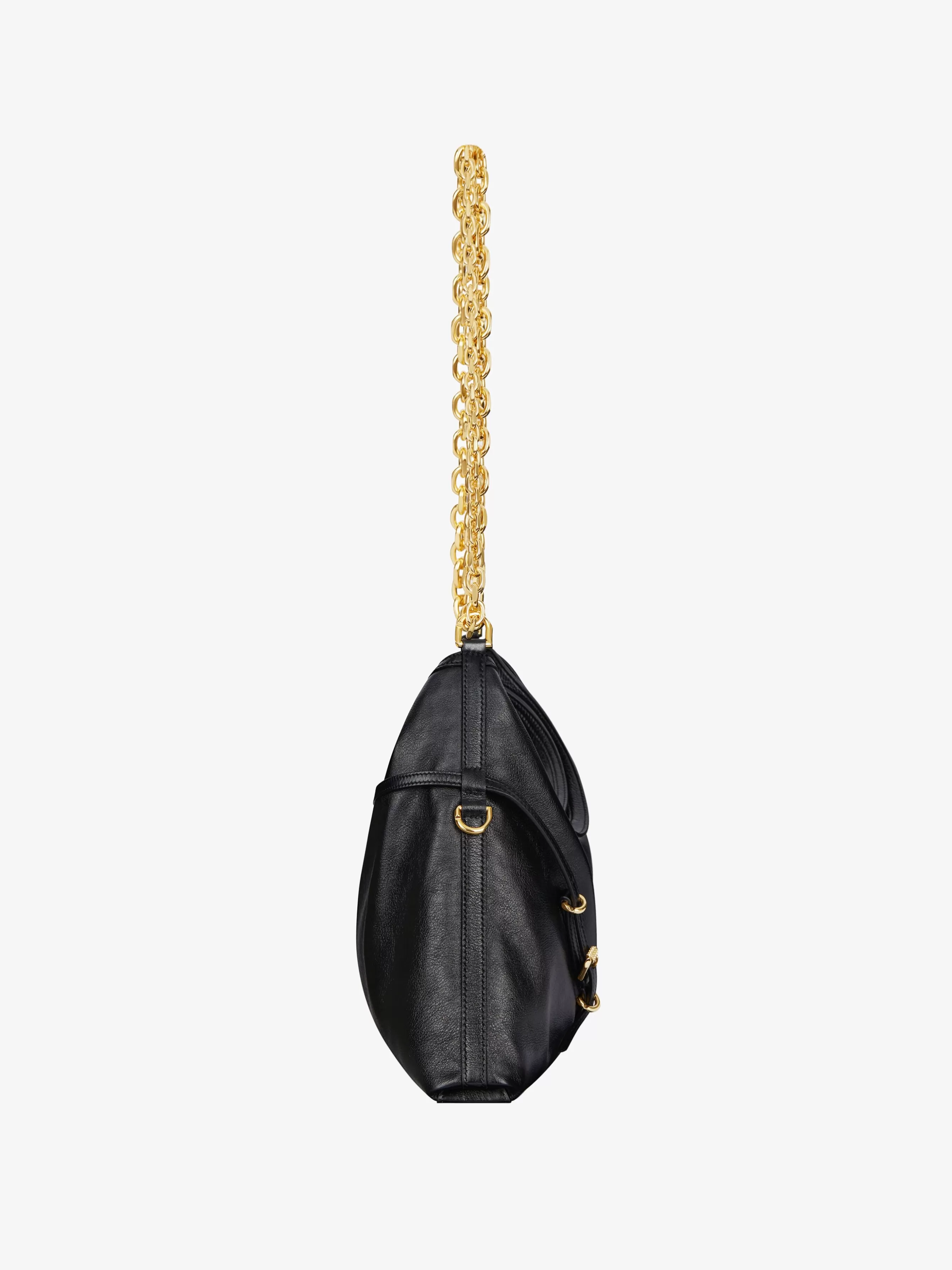 GIVENCHY Shoulder Bags-Medium Voyou Chain bag in leather