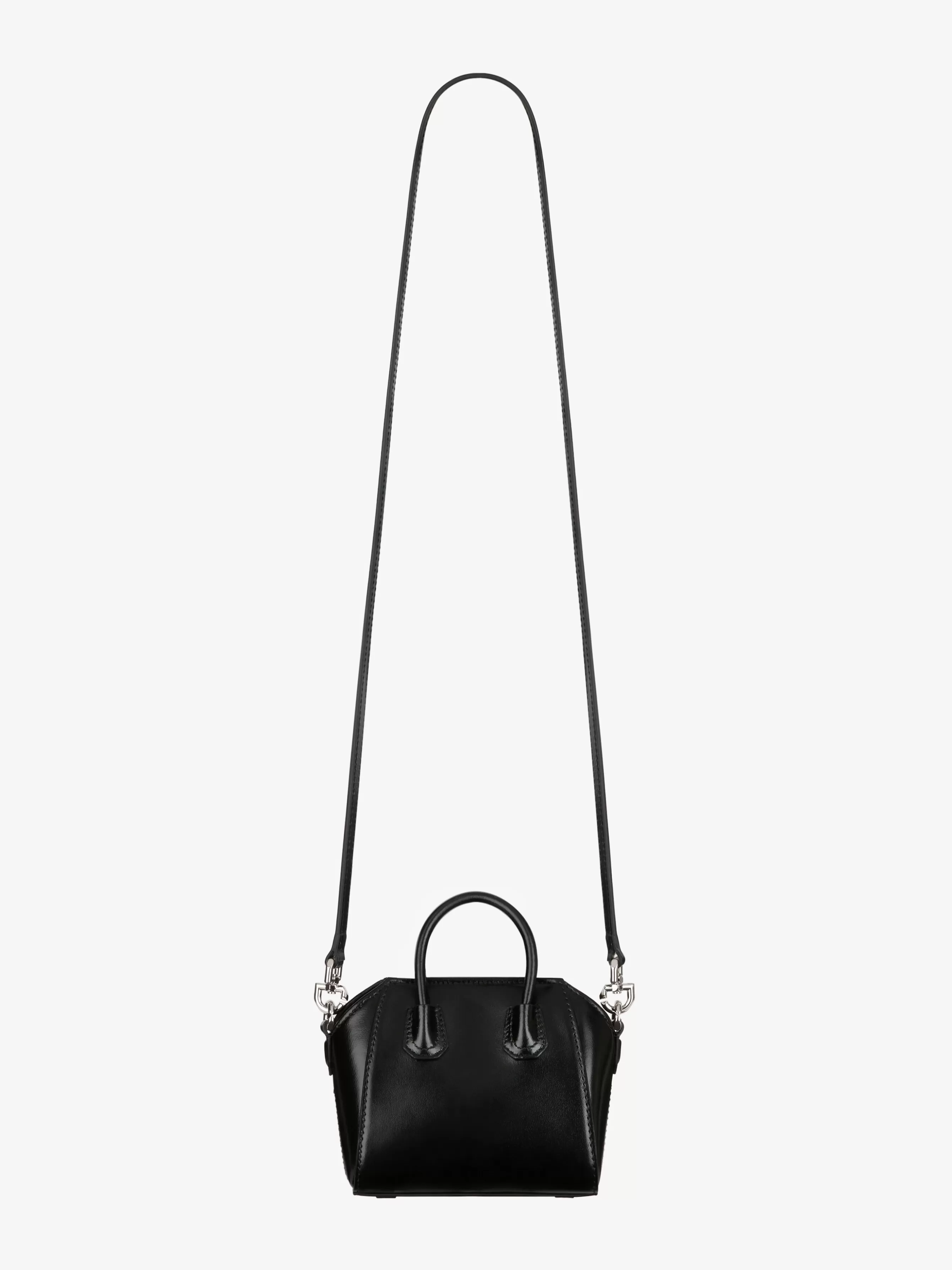 Women GIVENCHY Antigona | Mini & Micro bags-Micro Antigona bag in Box leather