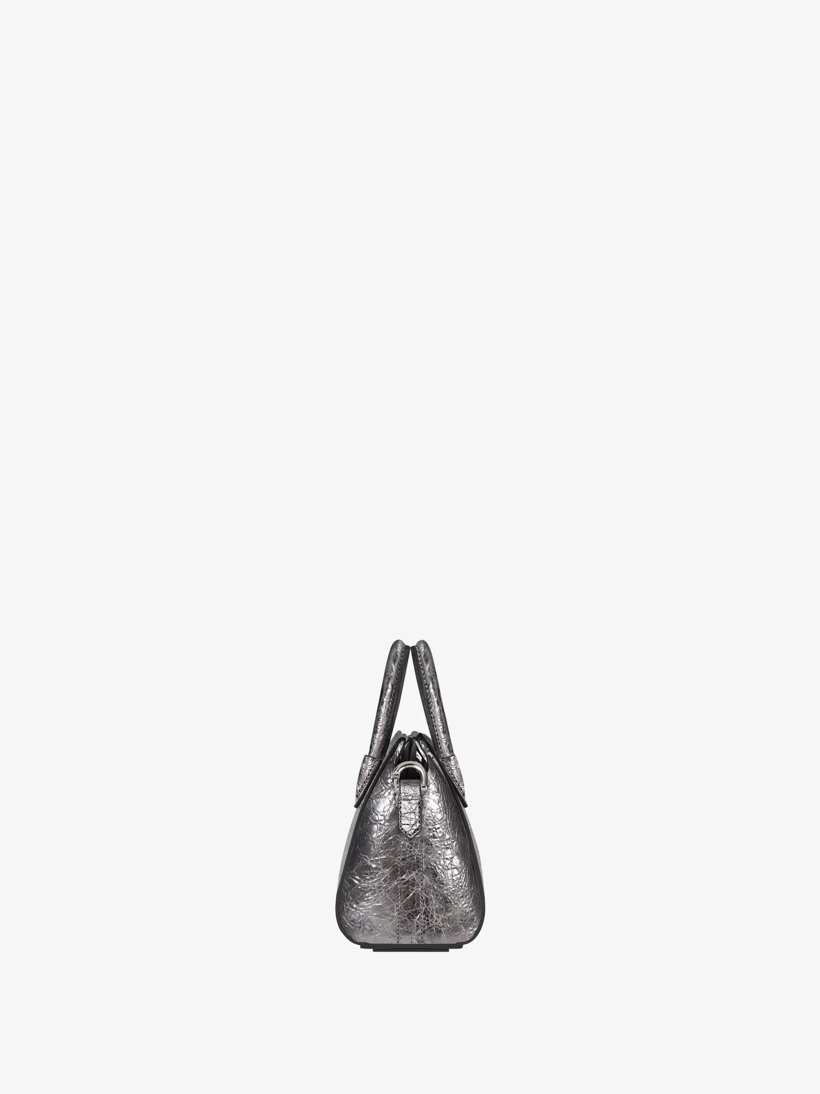 Women GIVENCHY Antigona | Mini & Micro bags-Micro Antigona bag in laminated leather