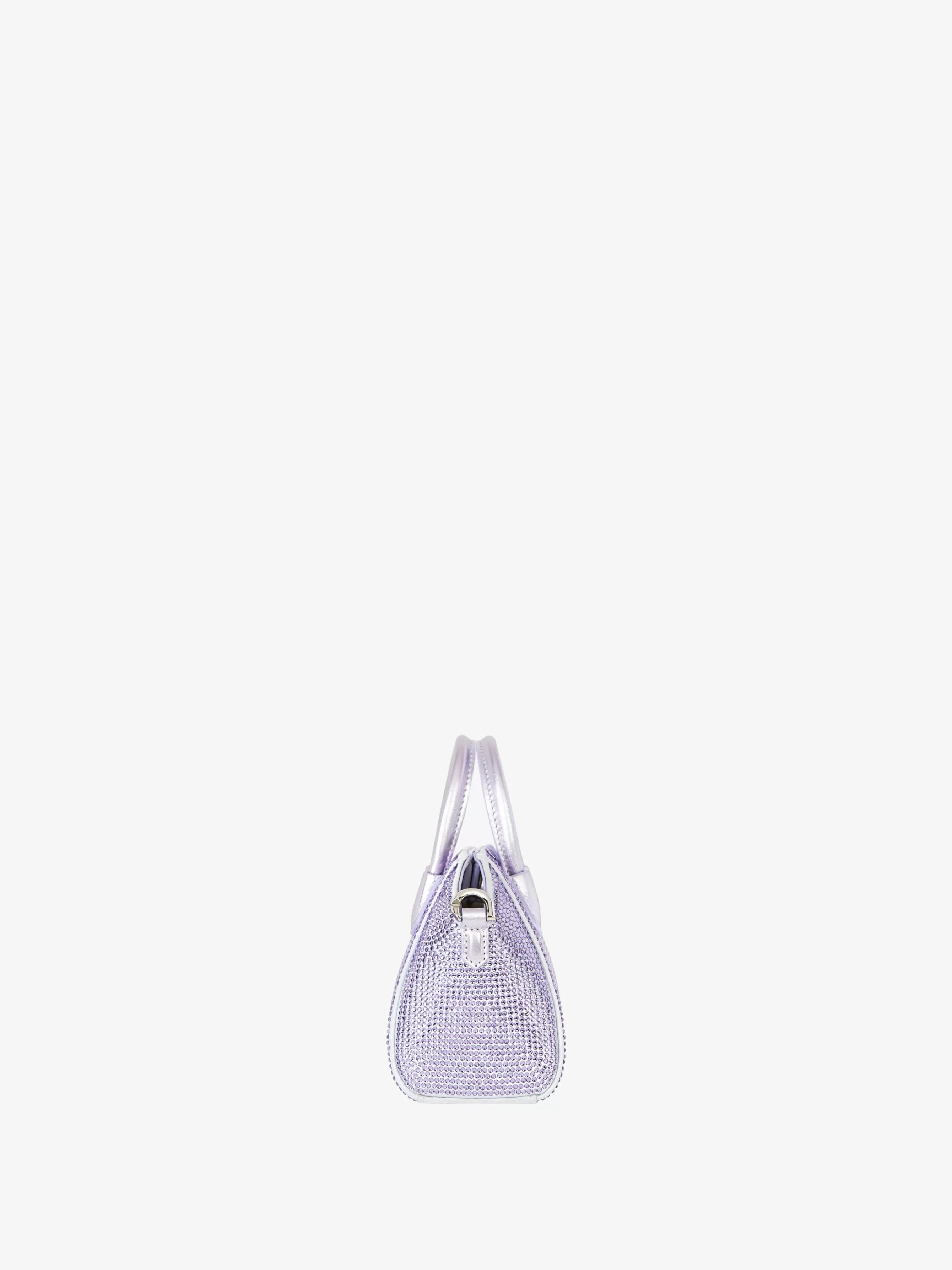 Women GIVENCHY Antigona | Mini & Micro bags-Micro Antigona bag in satin with strass