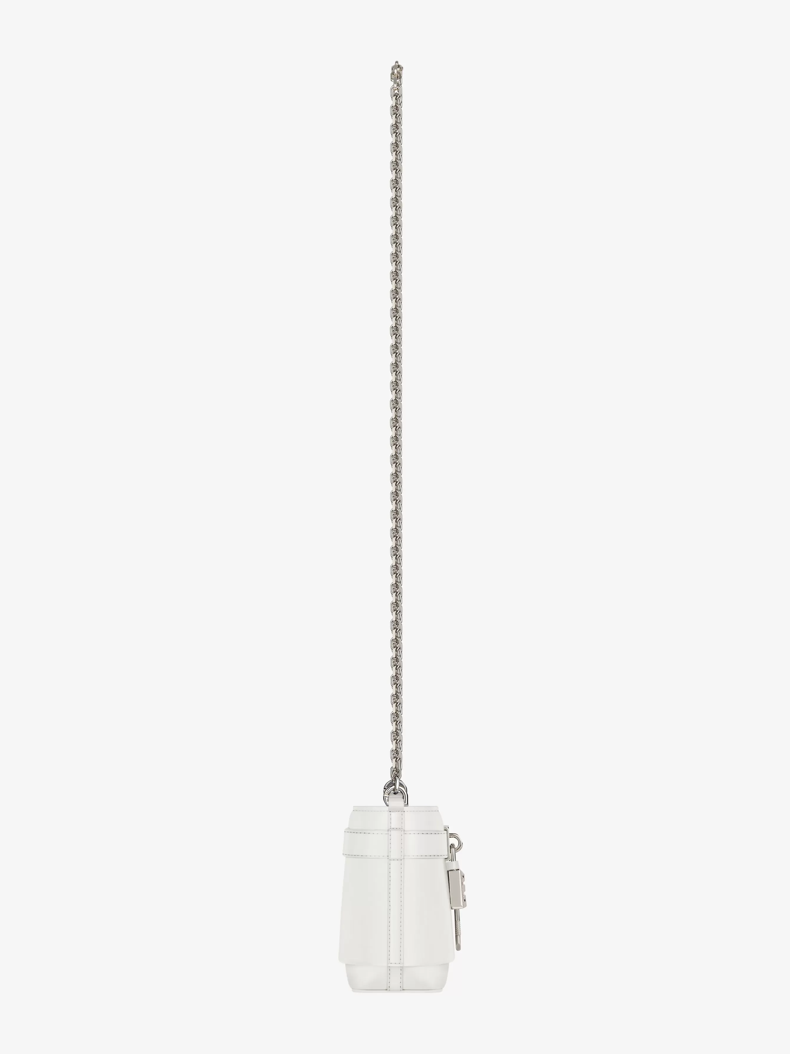 GIVENCHY Cross-body Bags-Micro Shark Lock bucket bag in Box leather