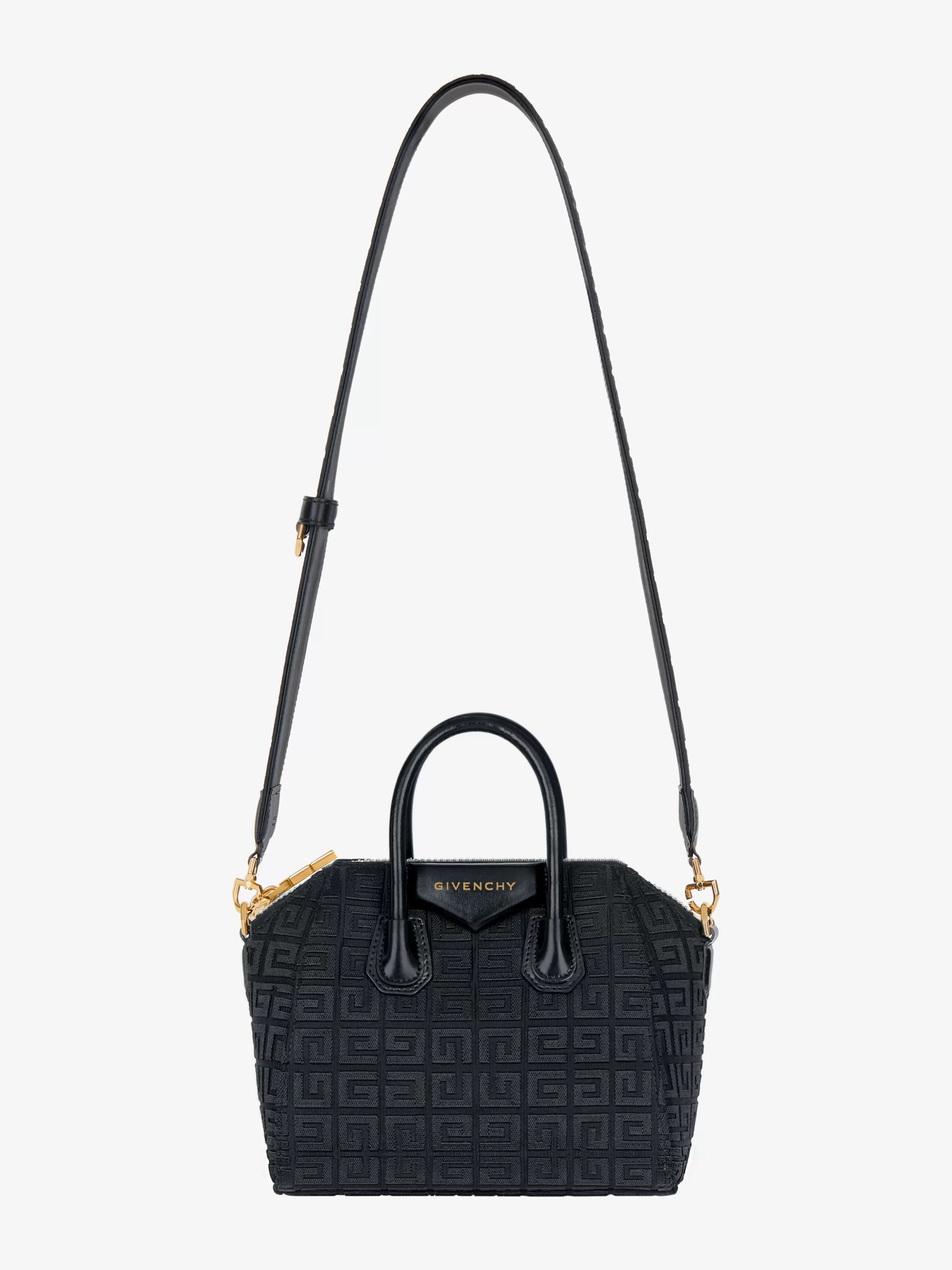 Women GIVENCHY Antigona | Mini & Micro bags-Mini Antigona bag in 4G embroidered canvas