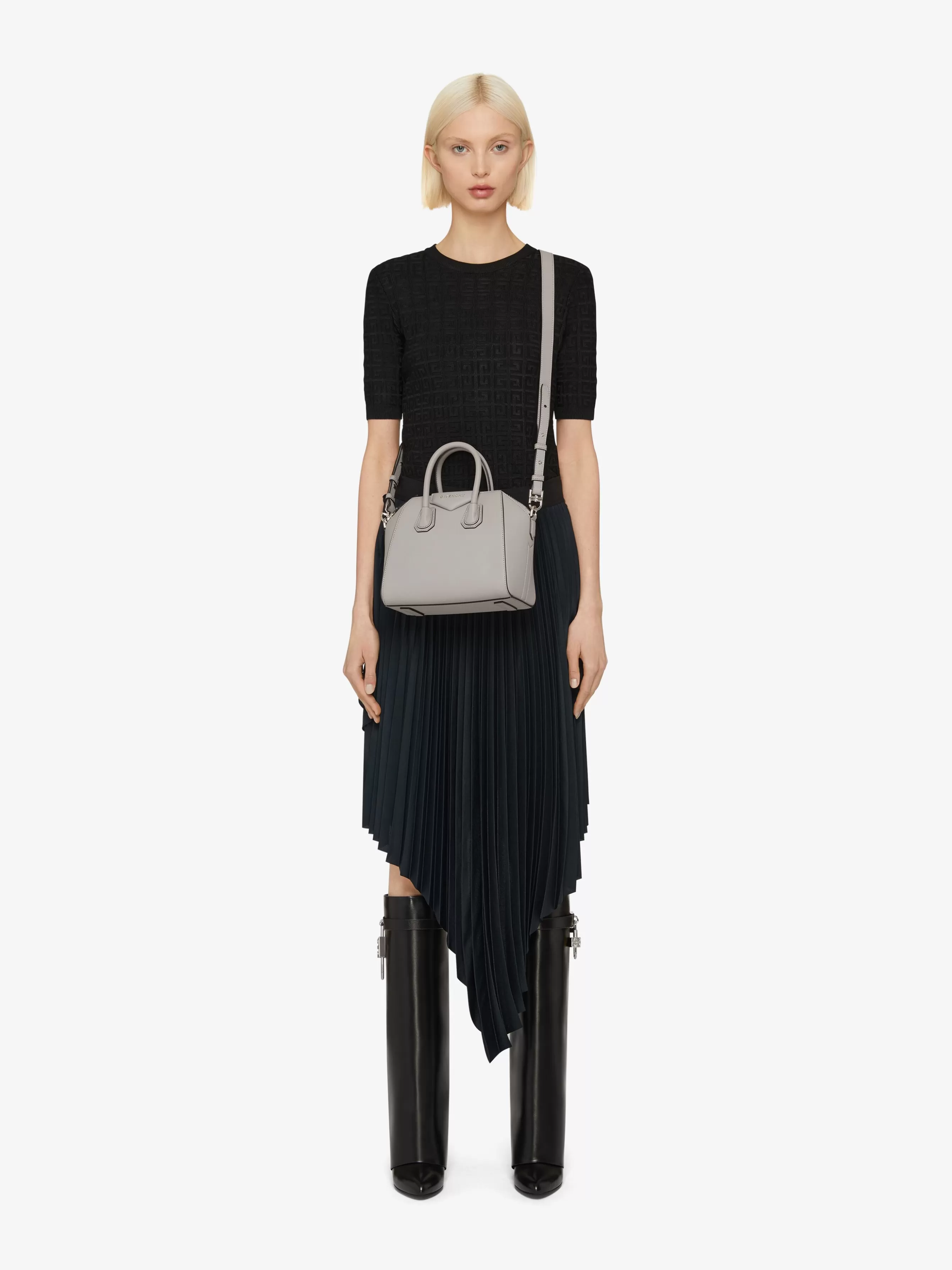 GIVENCHY Cross-body Bags-Mini Antigona bag in grained leather