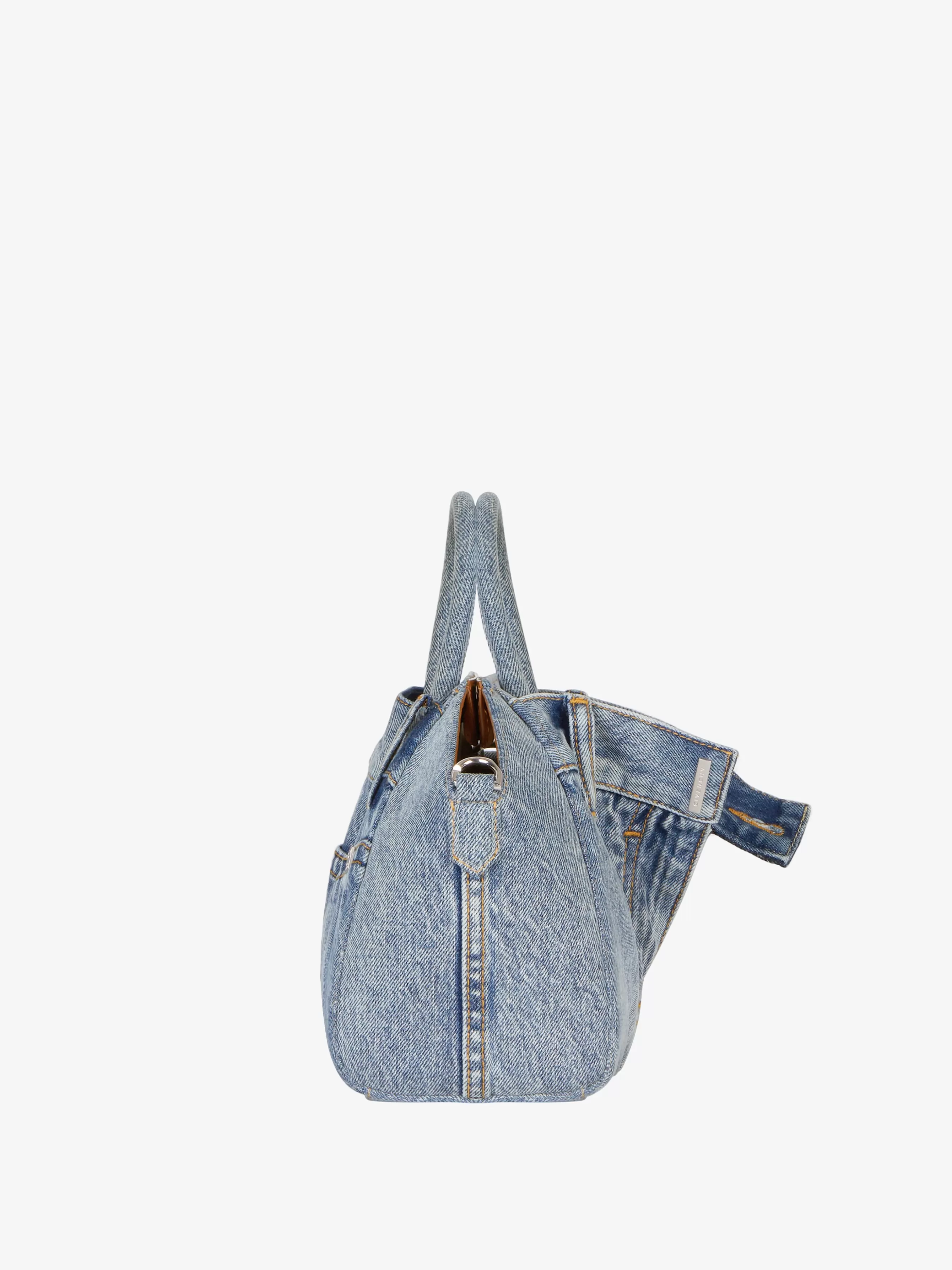 Men/Women GIVENCHY Antigona | Cross-body Bags-Mini Antigona Lock bag in jeans