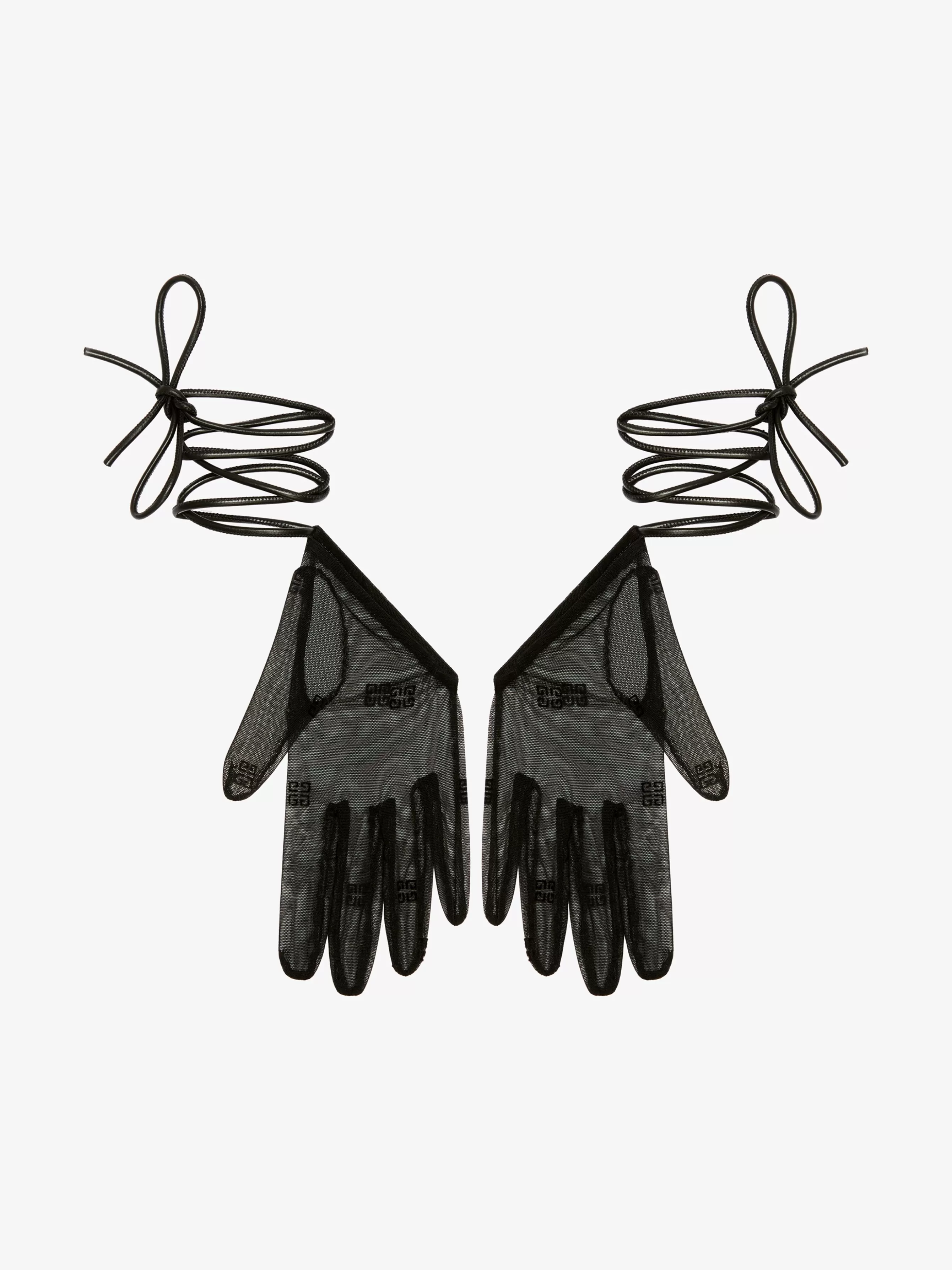 GIVENCHY Other Accessories-Mini asymmetrical gloves in 4G tulle