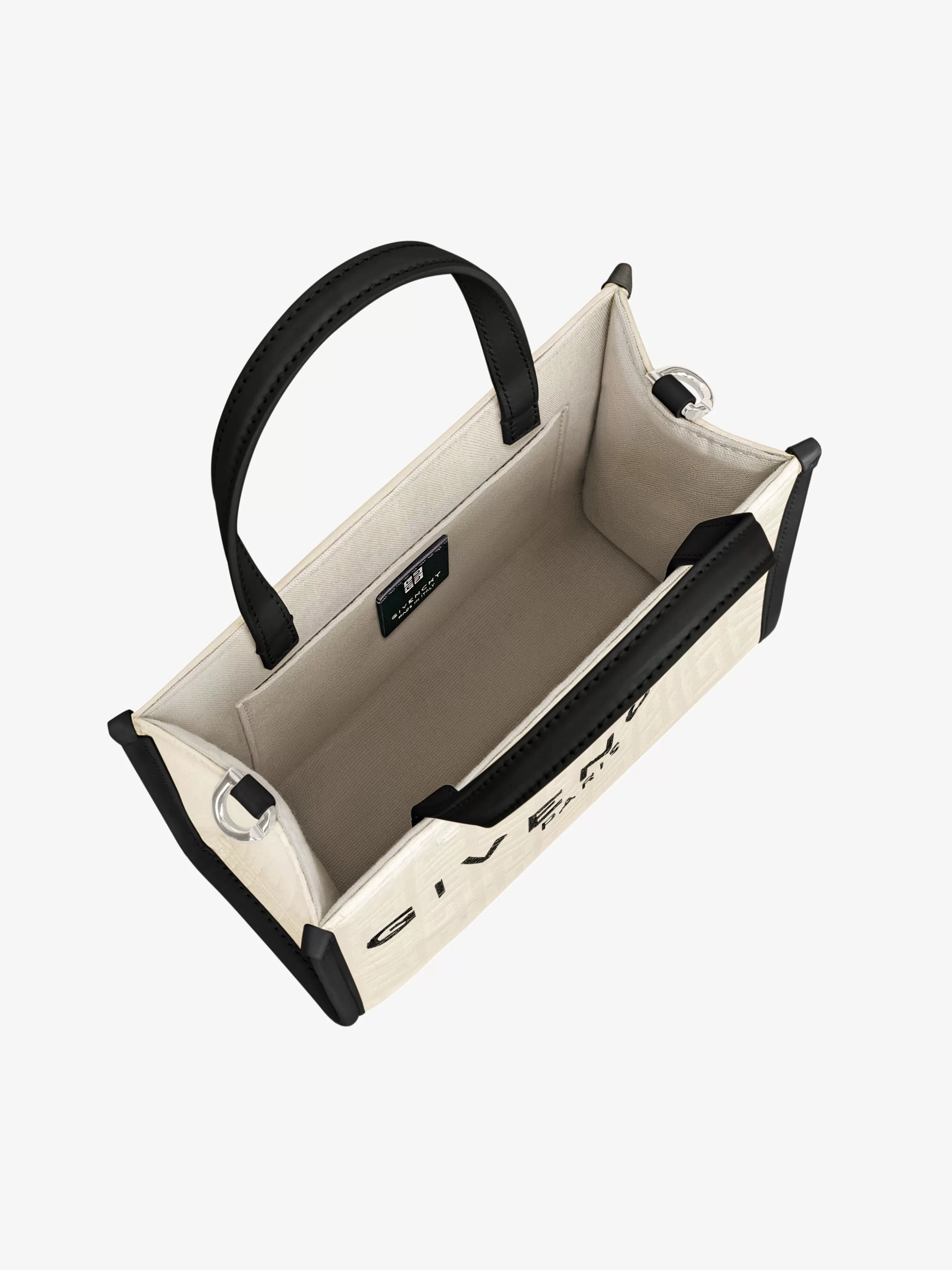 Women GIVENCHY G-Tote | Mini & Micro bags-Mini G-Tote shopping bag in 4G coated canvas