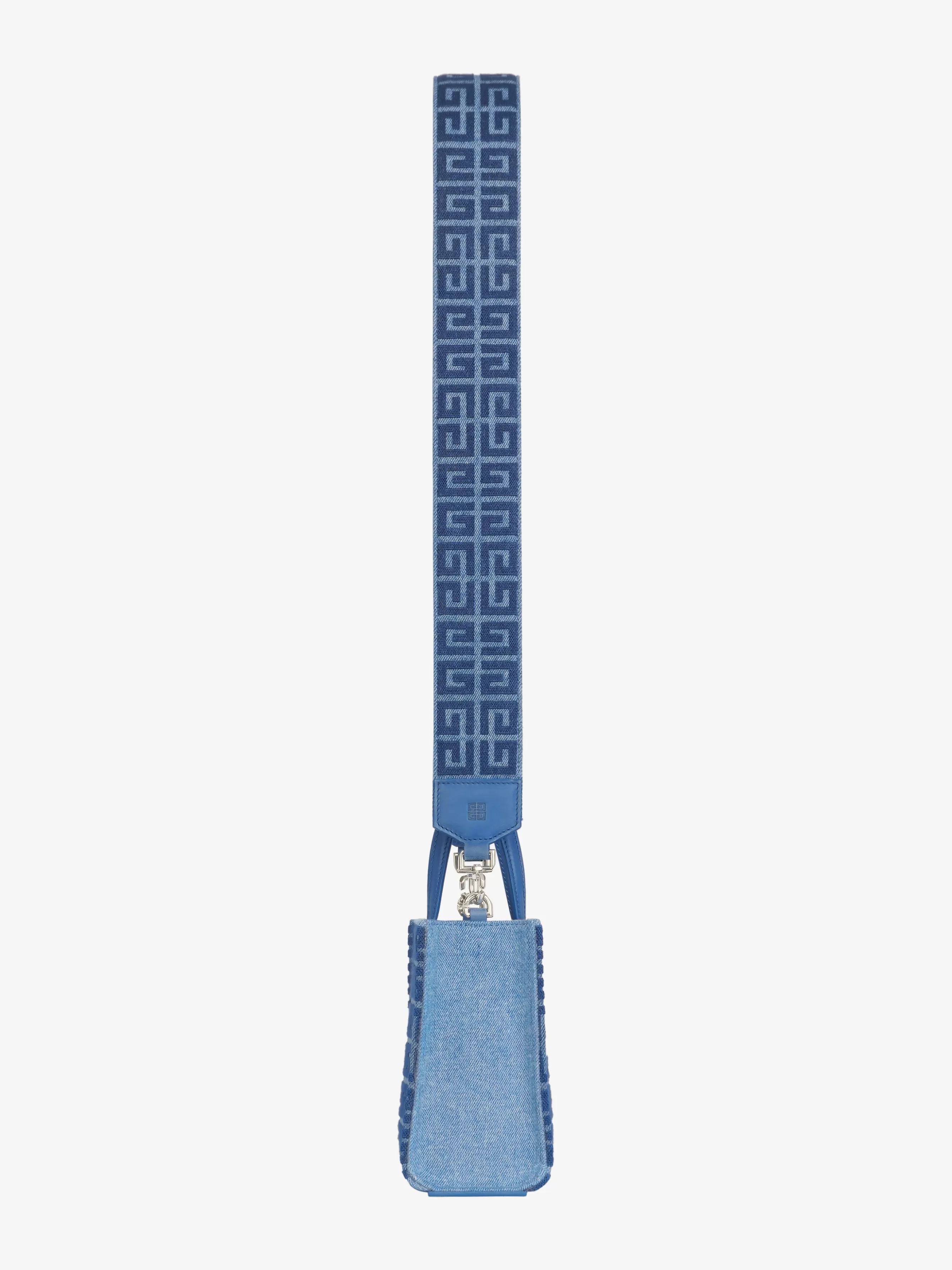 Women GIVENCHY G-Tote | Mini & Micro bags-Mini G-Tote shopping bag in 4G denim