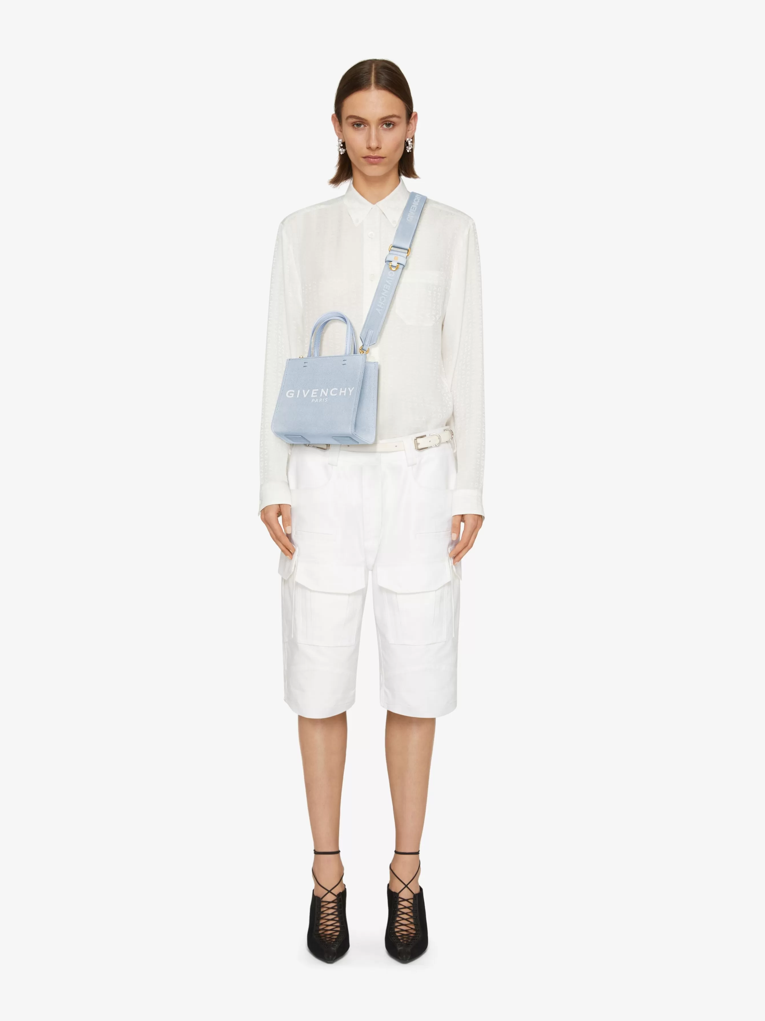 Sale/Women GIVENCHY Bags & Leather Goods | G-Tote-Mini G-Tote shopping bag in canvas