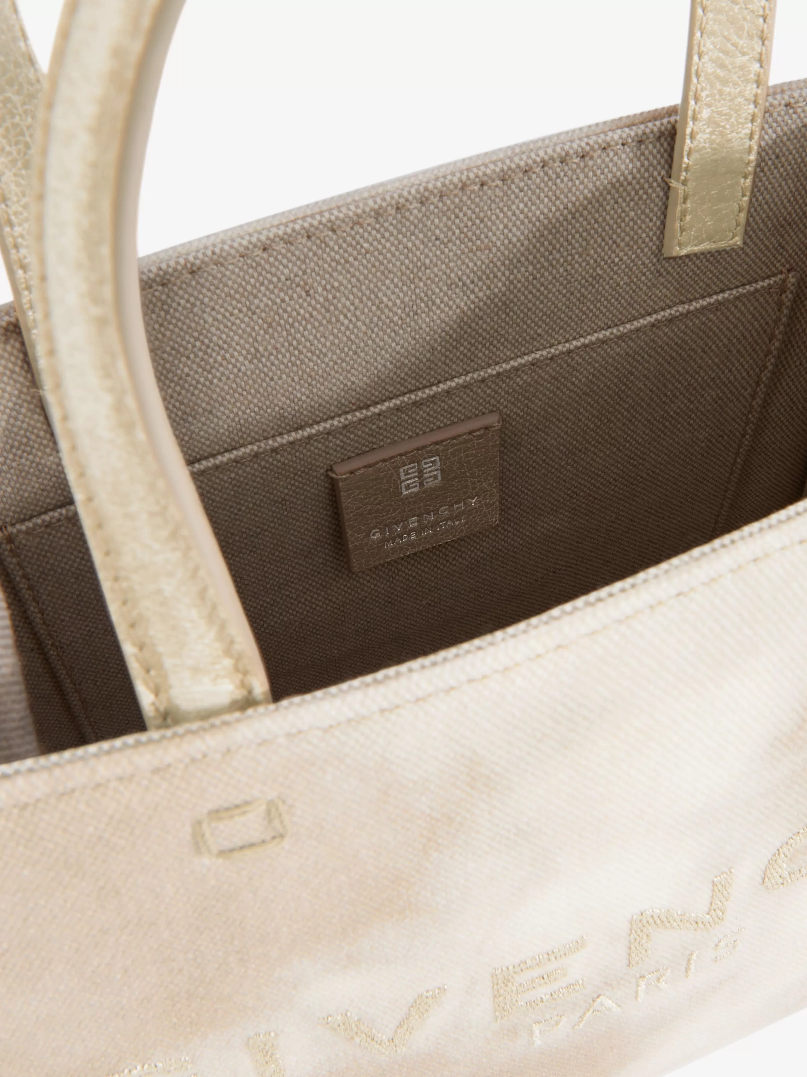Women GIVENCHY G-Tote | Mini & Micro bags-Mini G-Tote shopping bag in tie and dye canvas