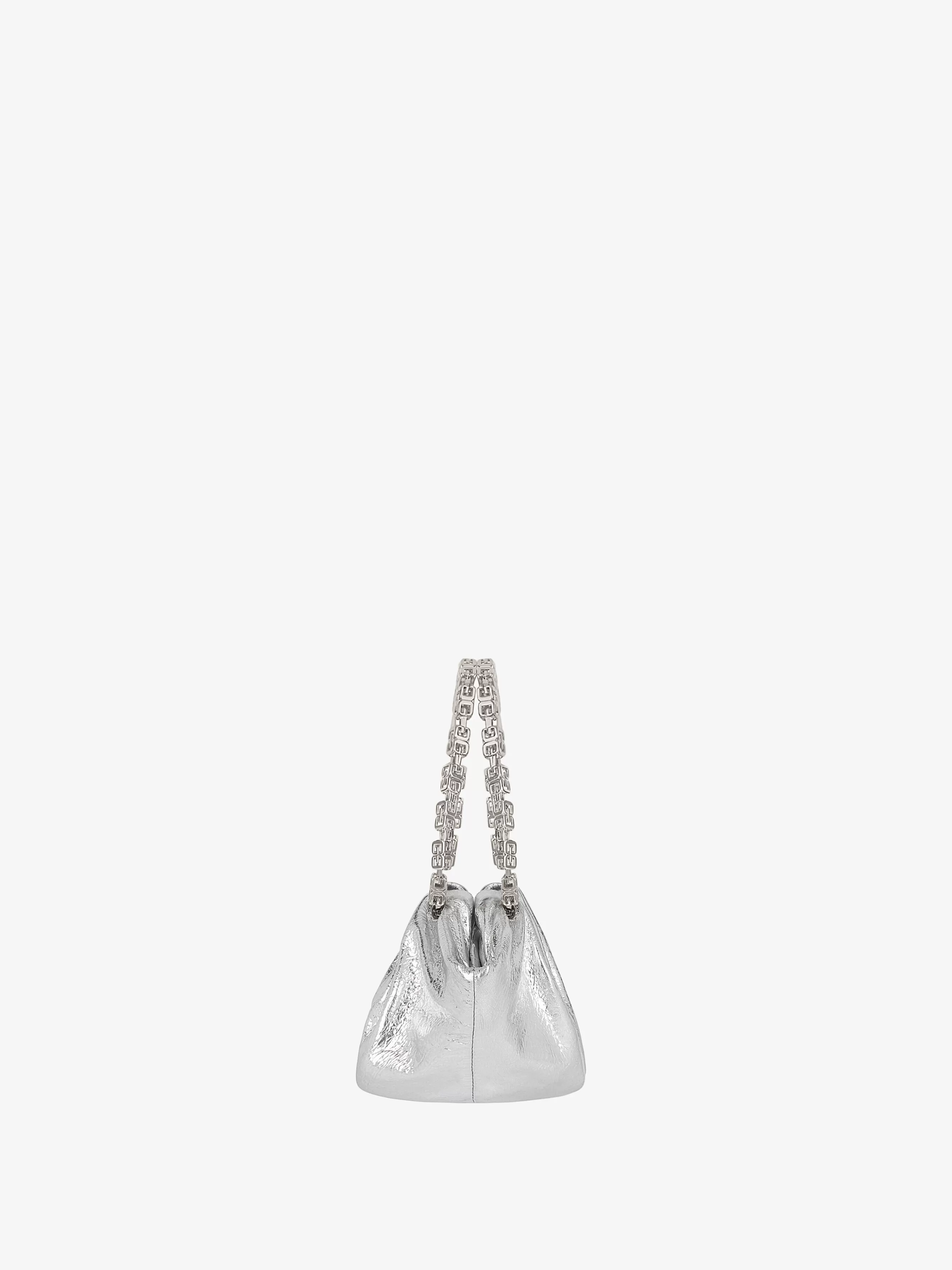 Women GIVENCHY G-Tote | Mini & Micro bags-Mini Kenny bag in metallized leather