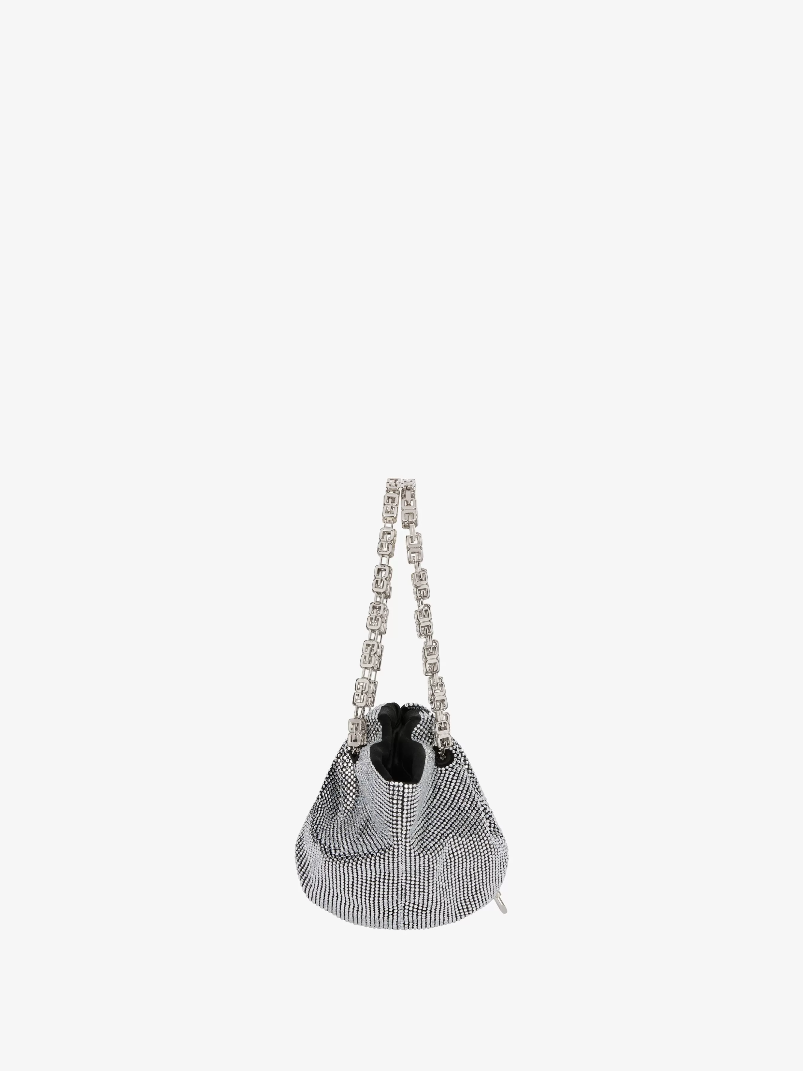 Women GIVENCHY G-Tote | Mini & Micro bags-Mini Kenny bag in satin with strass