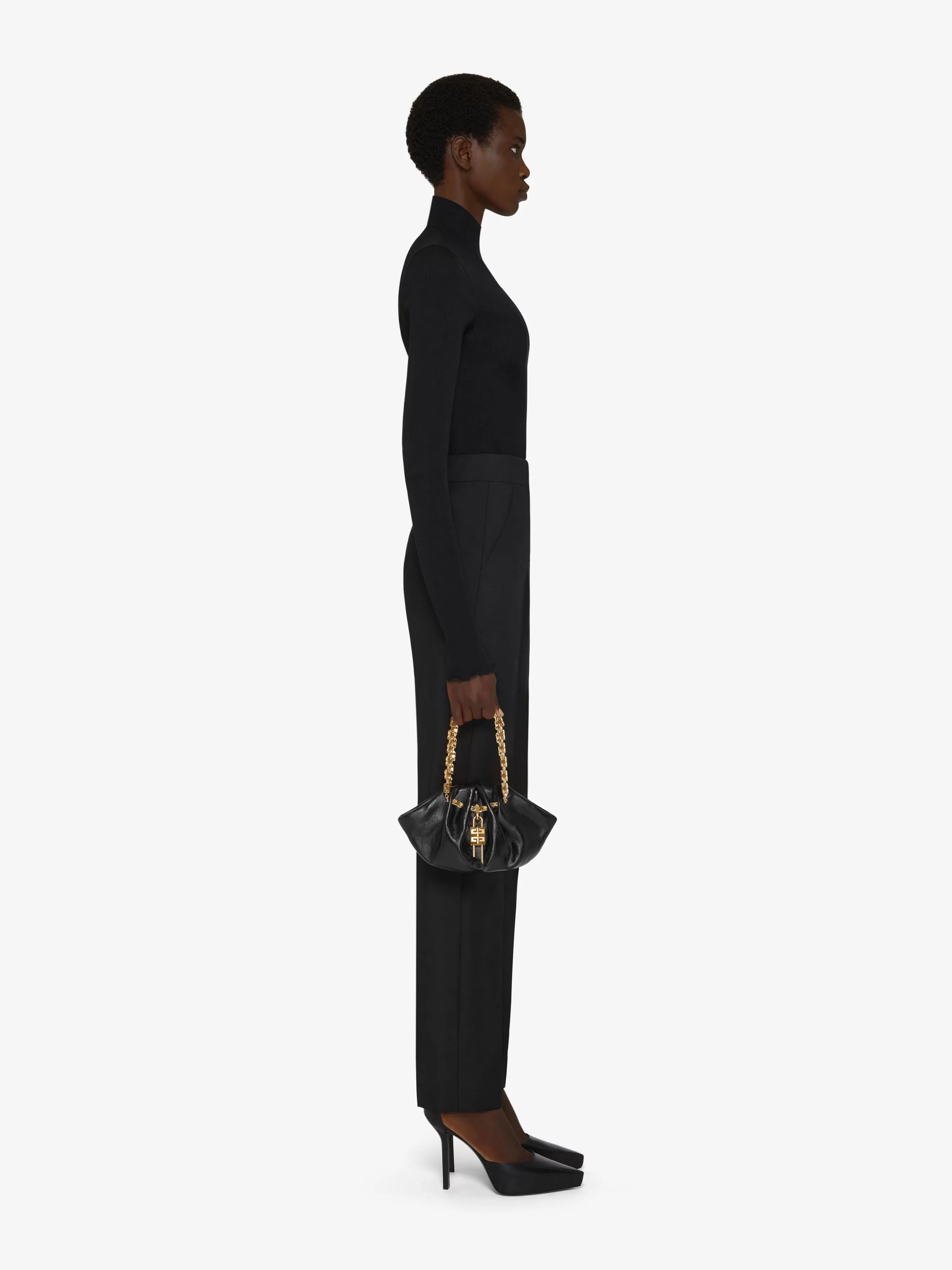 GIVENCHY Cross-body Bags-Mini Kenny Neo bag in leather