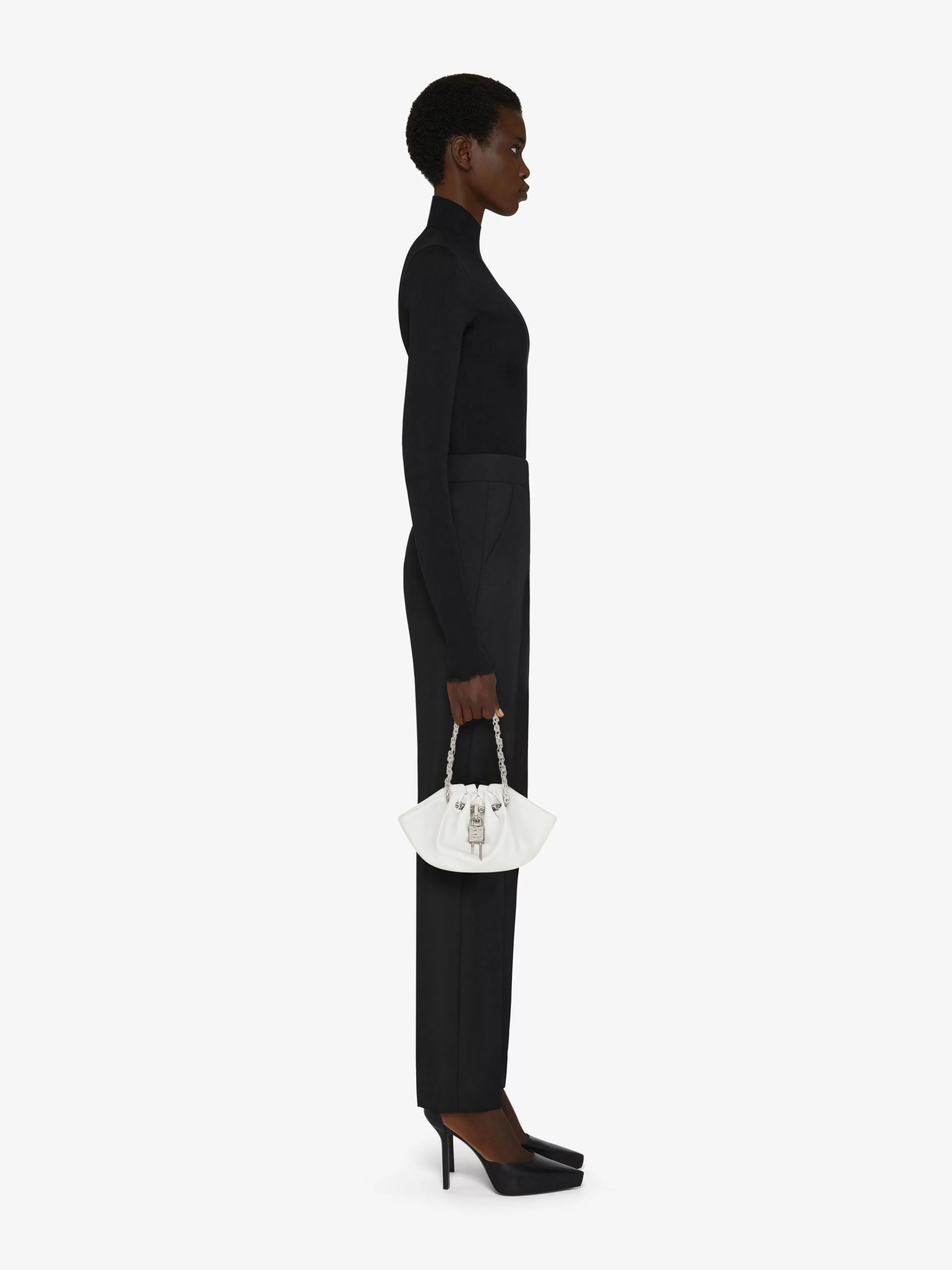 Women GIVENCHY G-Tote | Mini & Micro bags-Mini Kenny Neo bag in tumbled leather