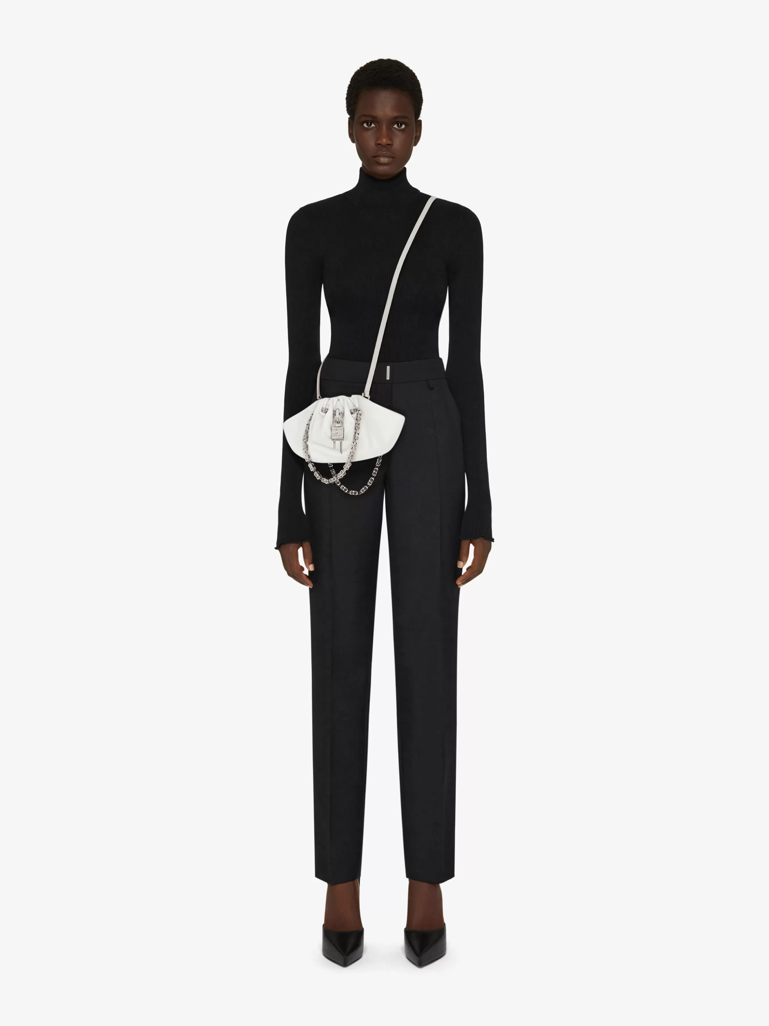 GIVENCHY Cross-body Bags-Mini Kenny Neo bag in tumbled leather