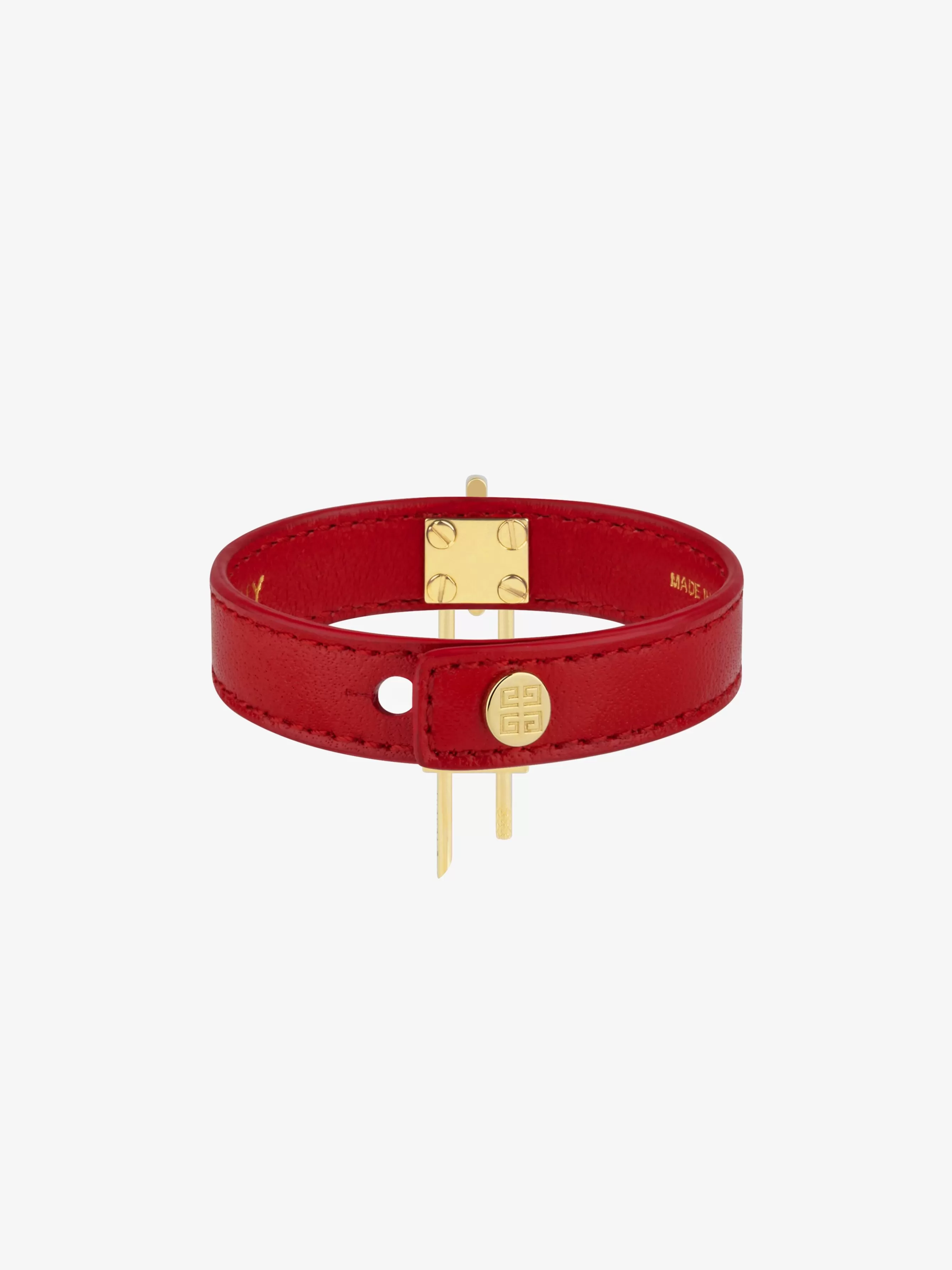 Gifts/Women GIVENCHY Gifts for Her | Jewelry-Mini Lock bracelet in metal and leather