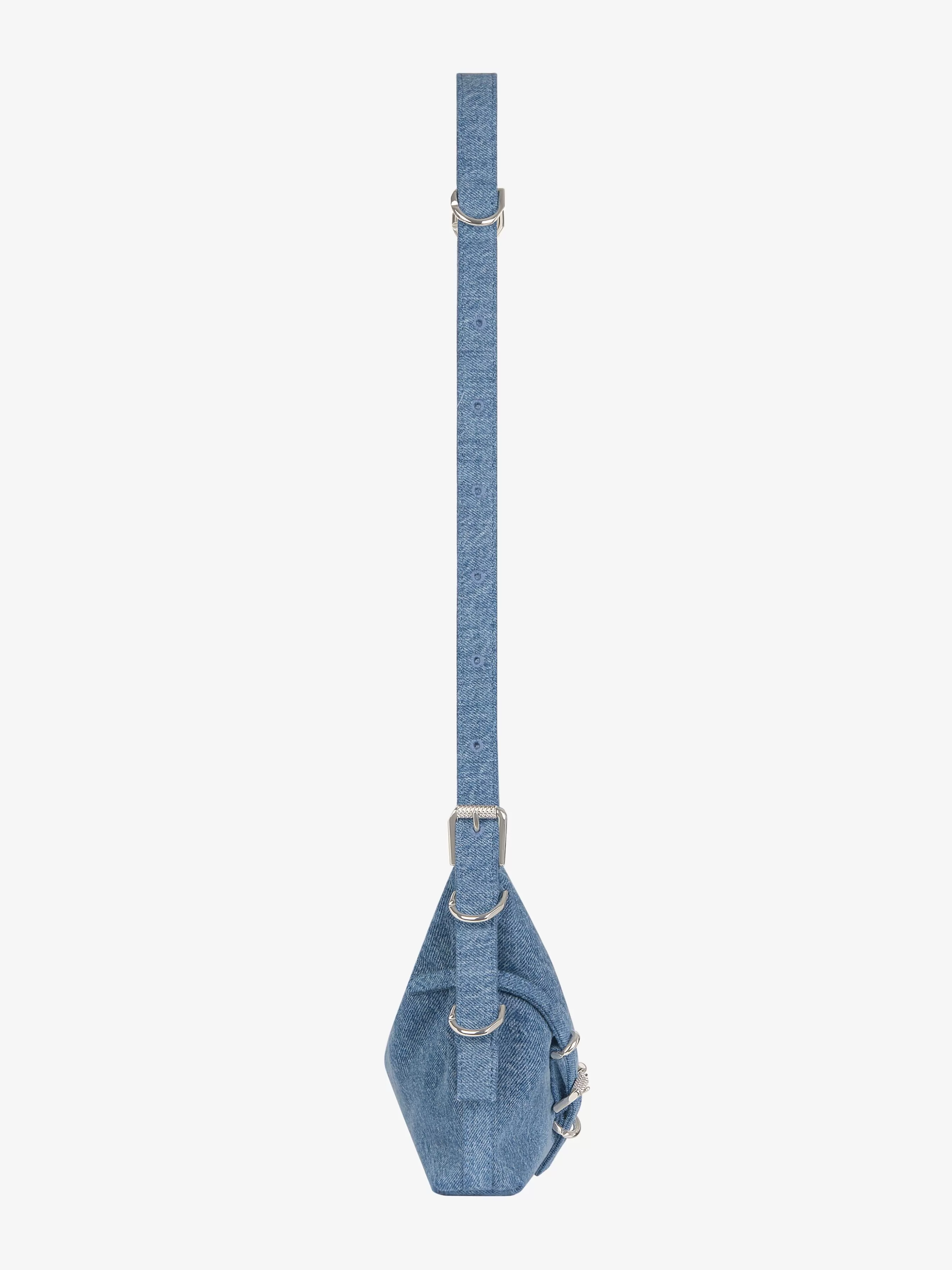 Women GIVENCHY Voyou | Mini & Micro bags-Mini Voyou bag in denim