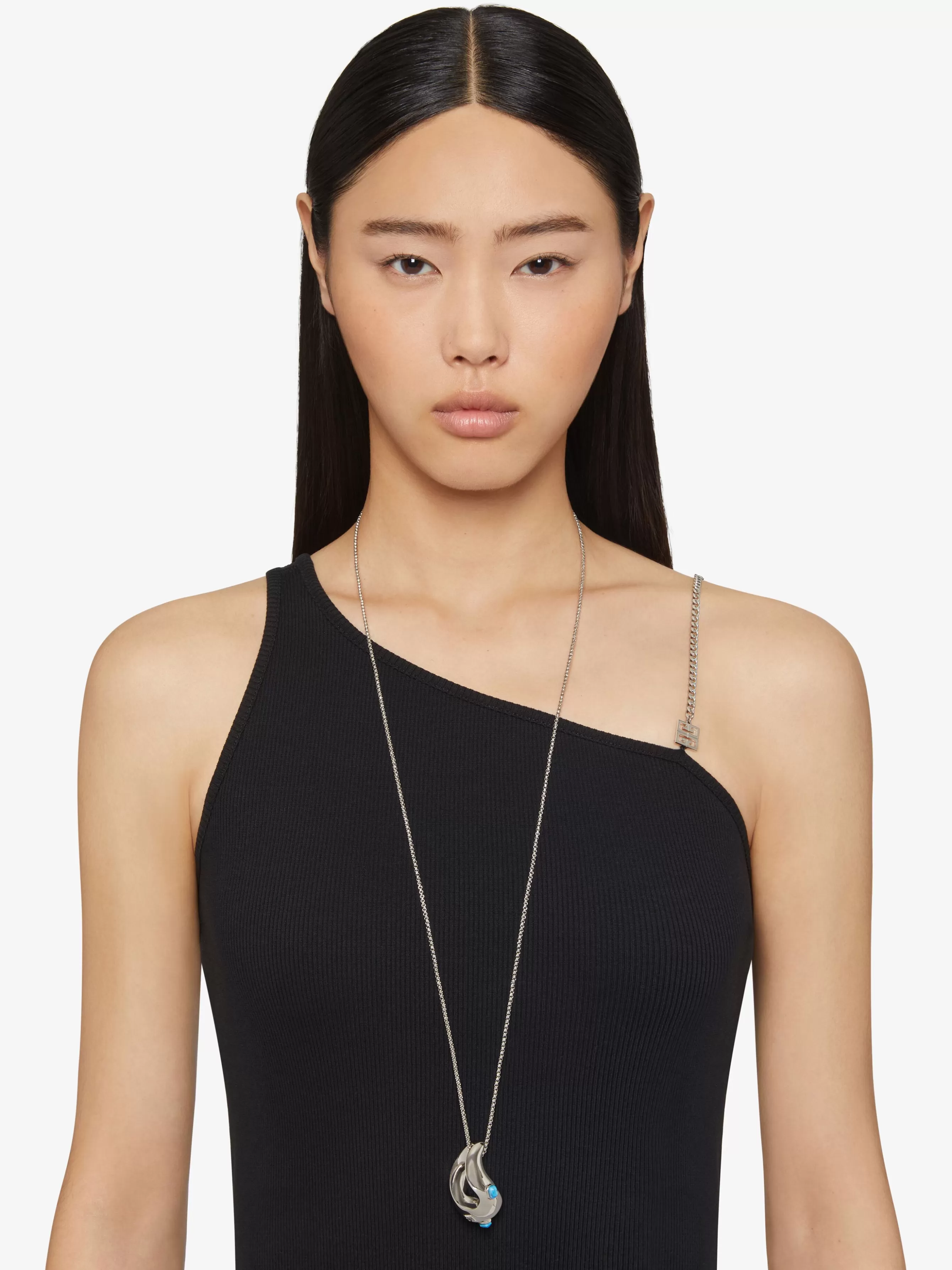 GIVENCHY Jewelry-Organic necklace in metal and resin