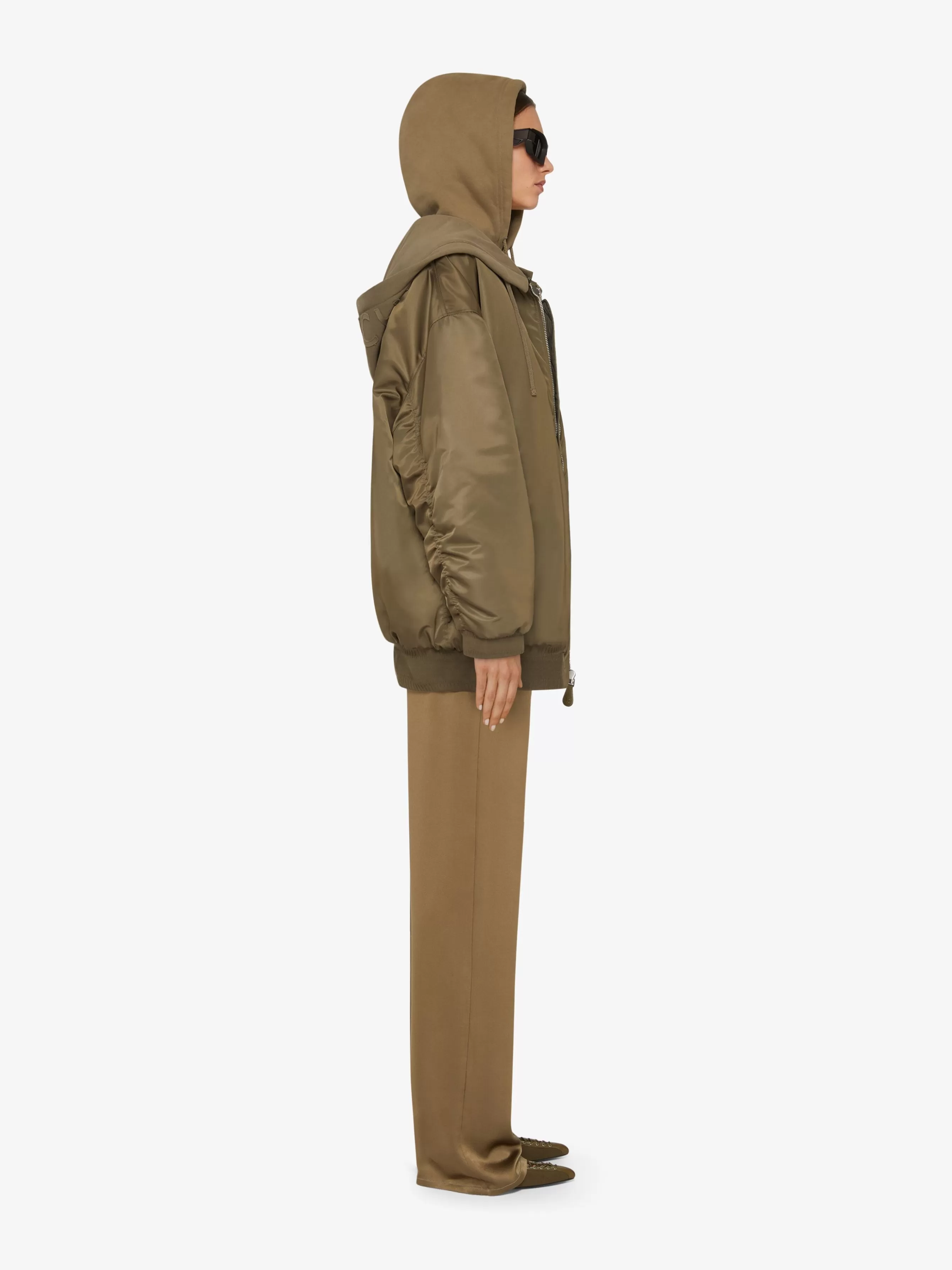 Sale GIVENCHY Outerwear-Oversized hooded bomber jacket