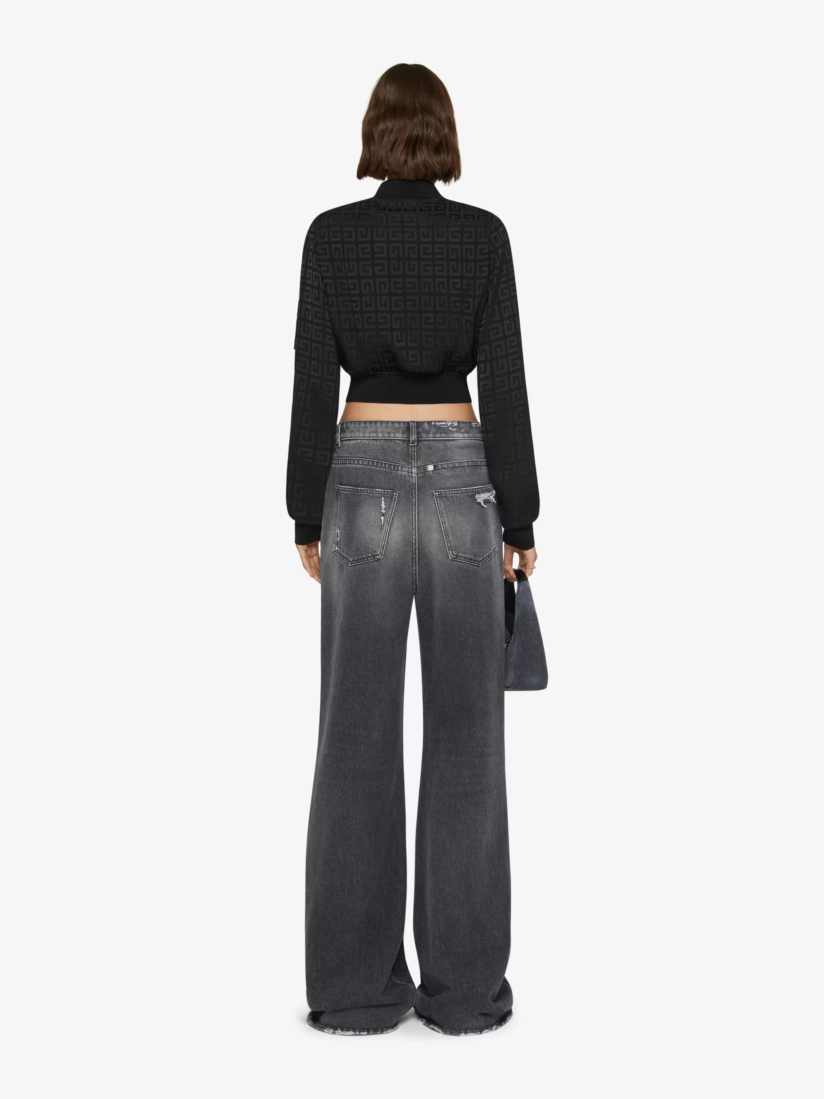 Sale GIVENCHY Pants & Skirts-Oversized jeans in denim