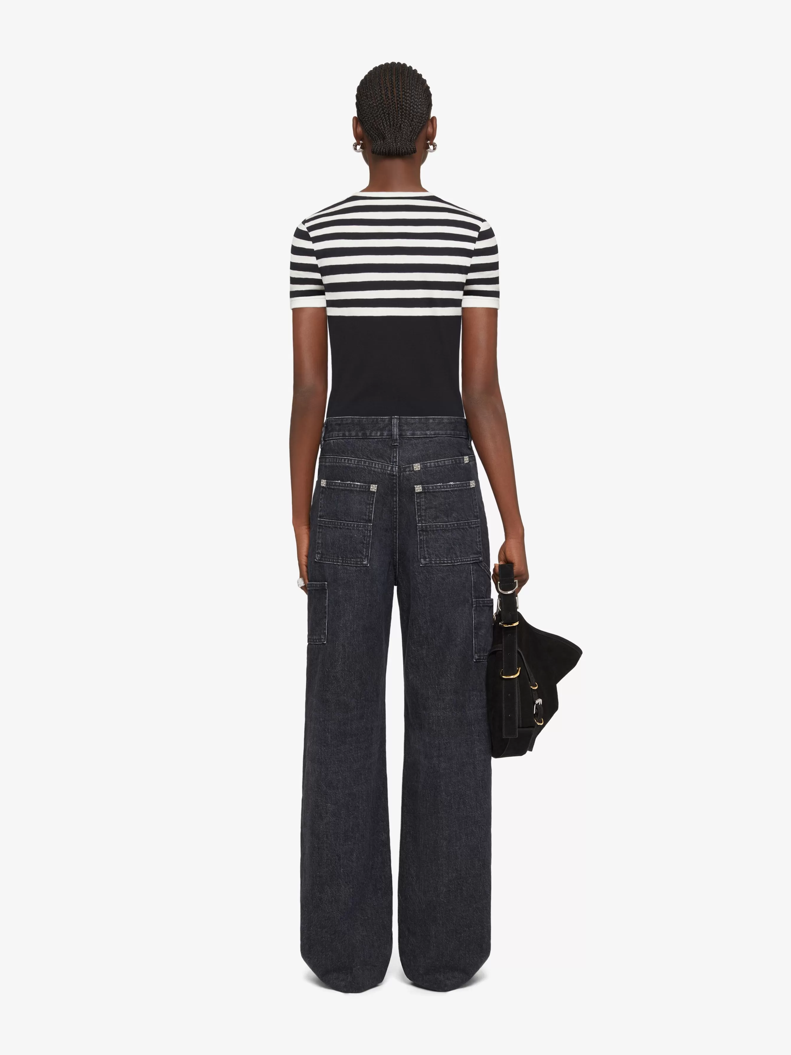 Gifts GIVENCHY Gifts for Kids-Oversized jeans in denim with patches