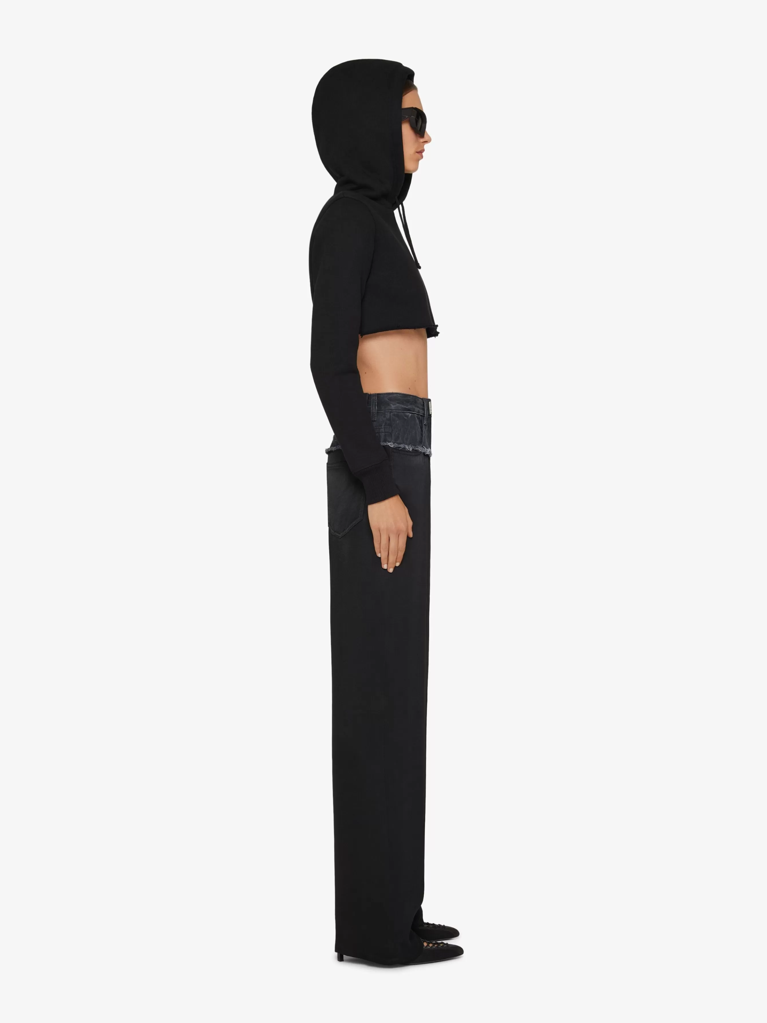 Sale GIVENCHY Pants & Skirts-Oversized jeans in mixed denim