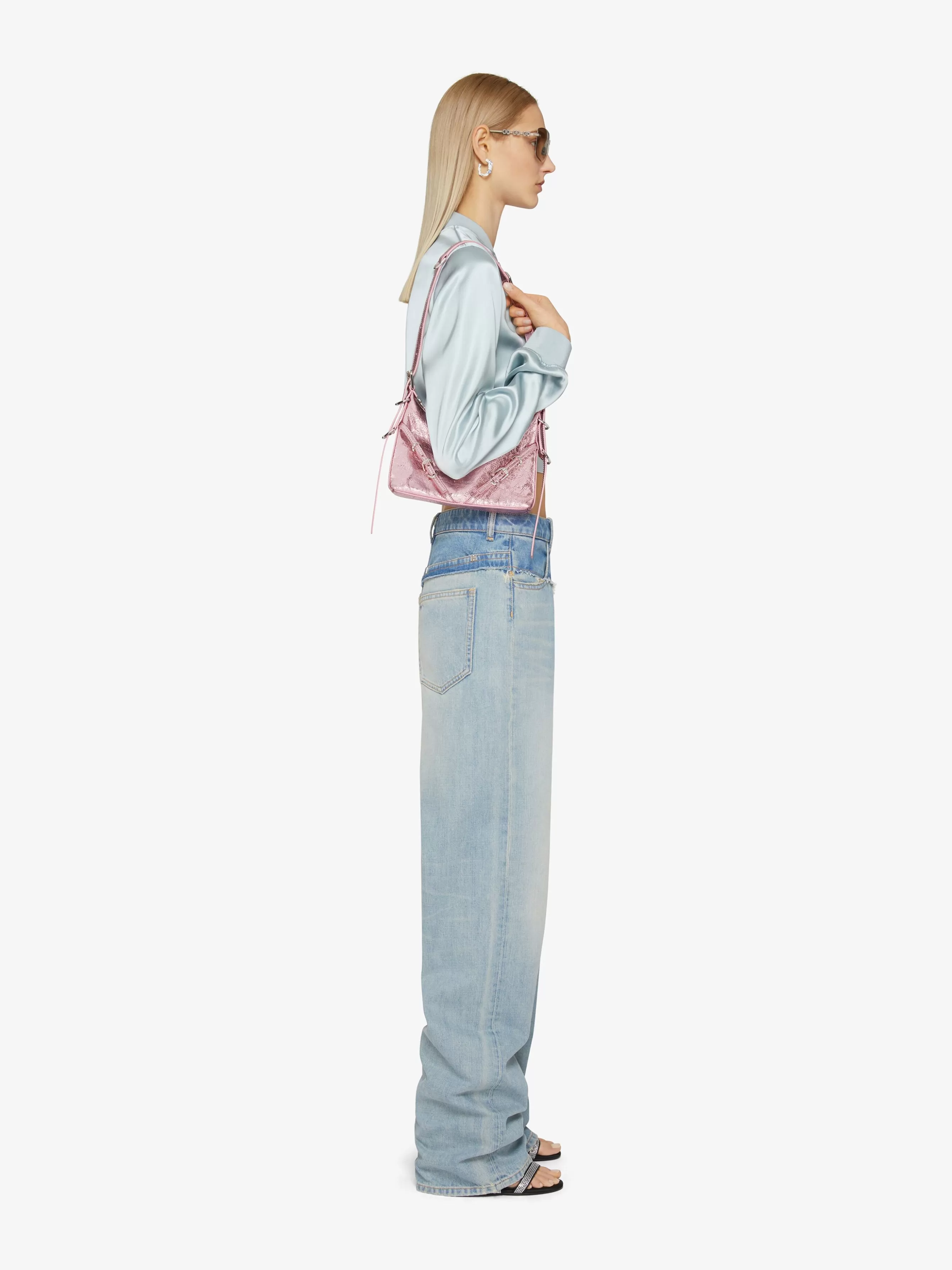 Sale GIVENCHY Pants & Skirts-Oversized jeans in mixed denim