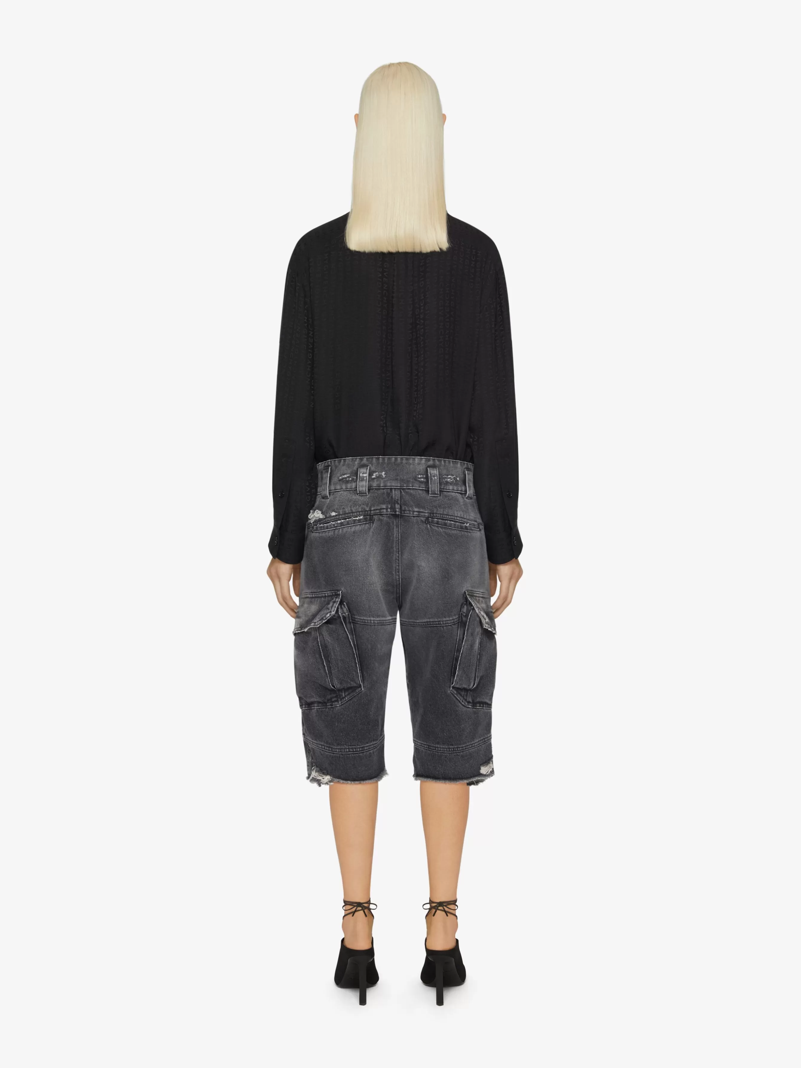 Sale GIVENCHY Tops & T-shirts-Oversized shirt in silk