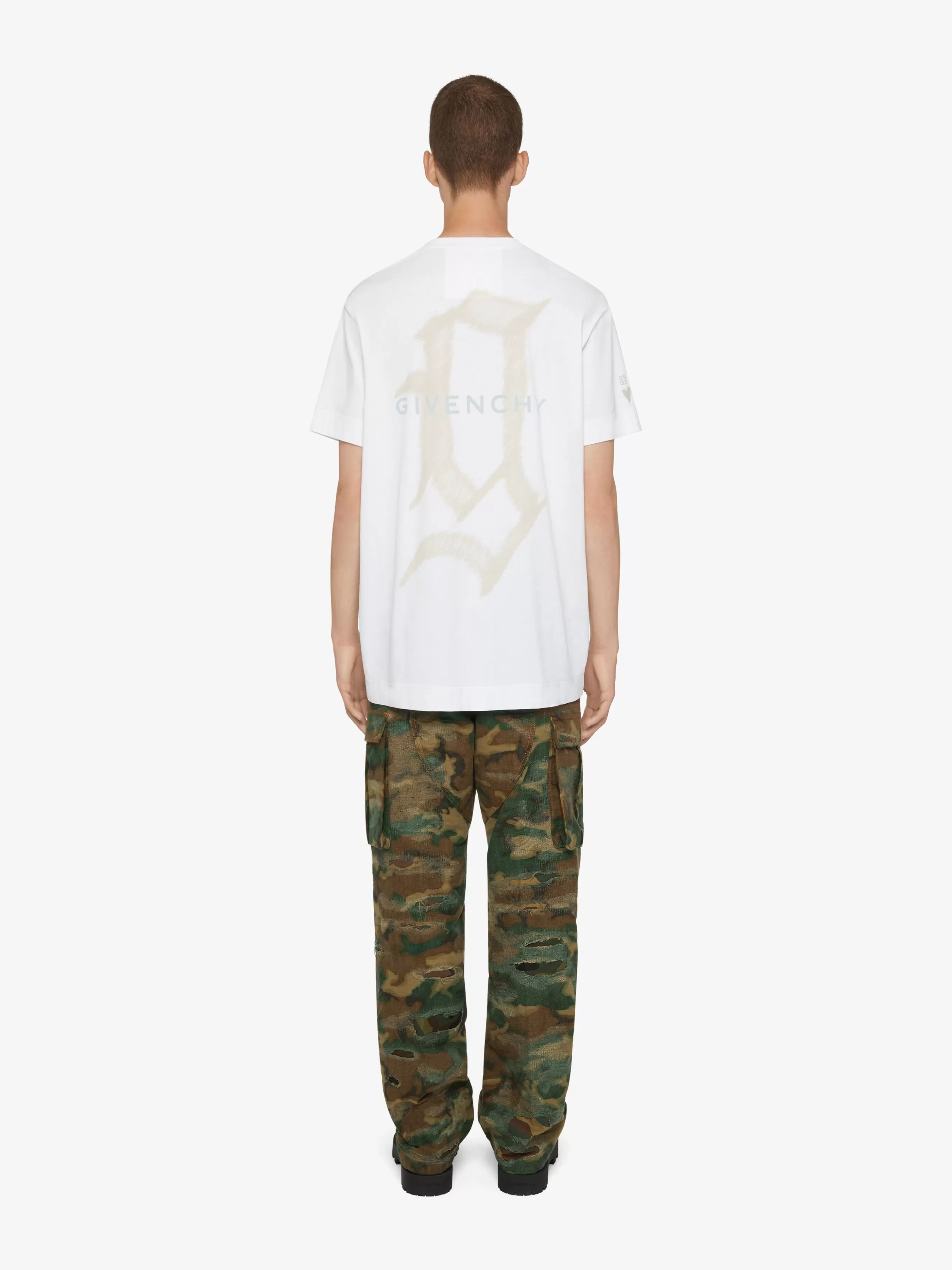 Sale GIVENCHY T-shirts & Shirts-Oversized t-shirt in cotton with Horse print