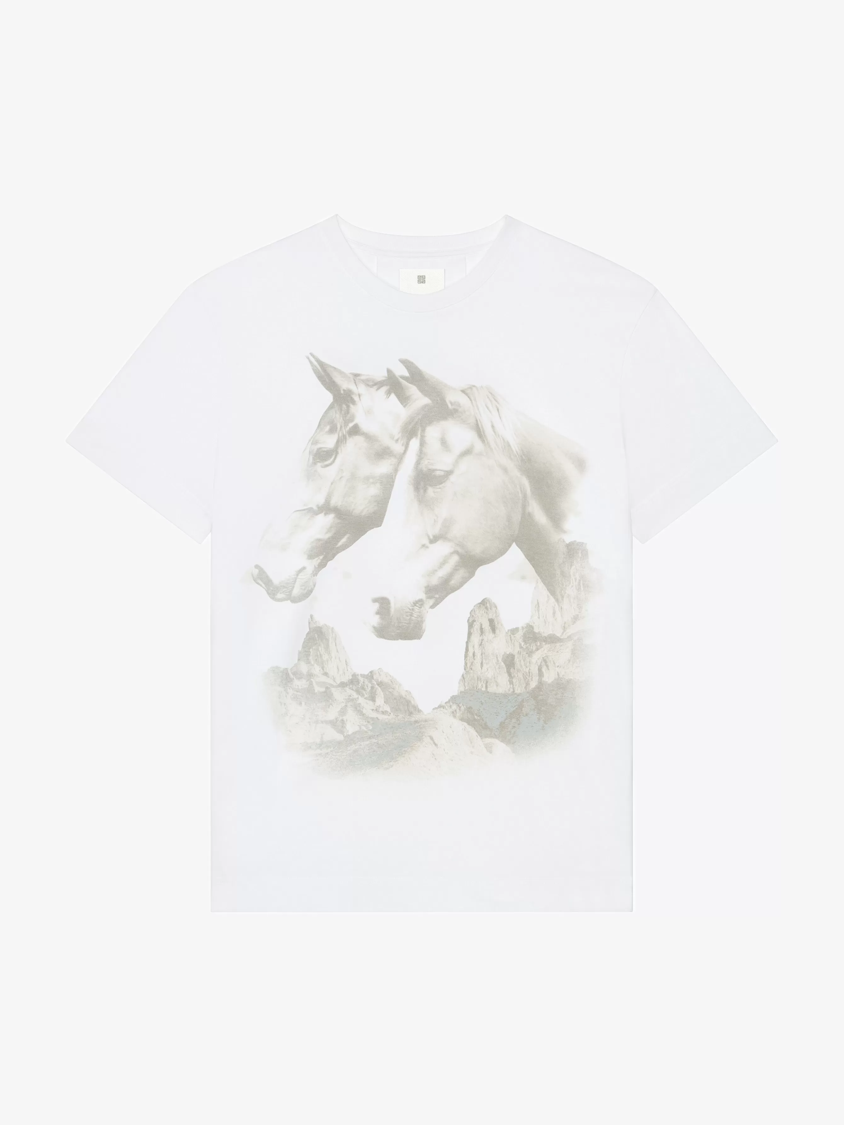 Sale GIVENCHY T-shirts & Shirts-Oversized t-shirt in cotton with Horse print