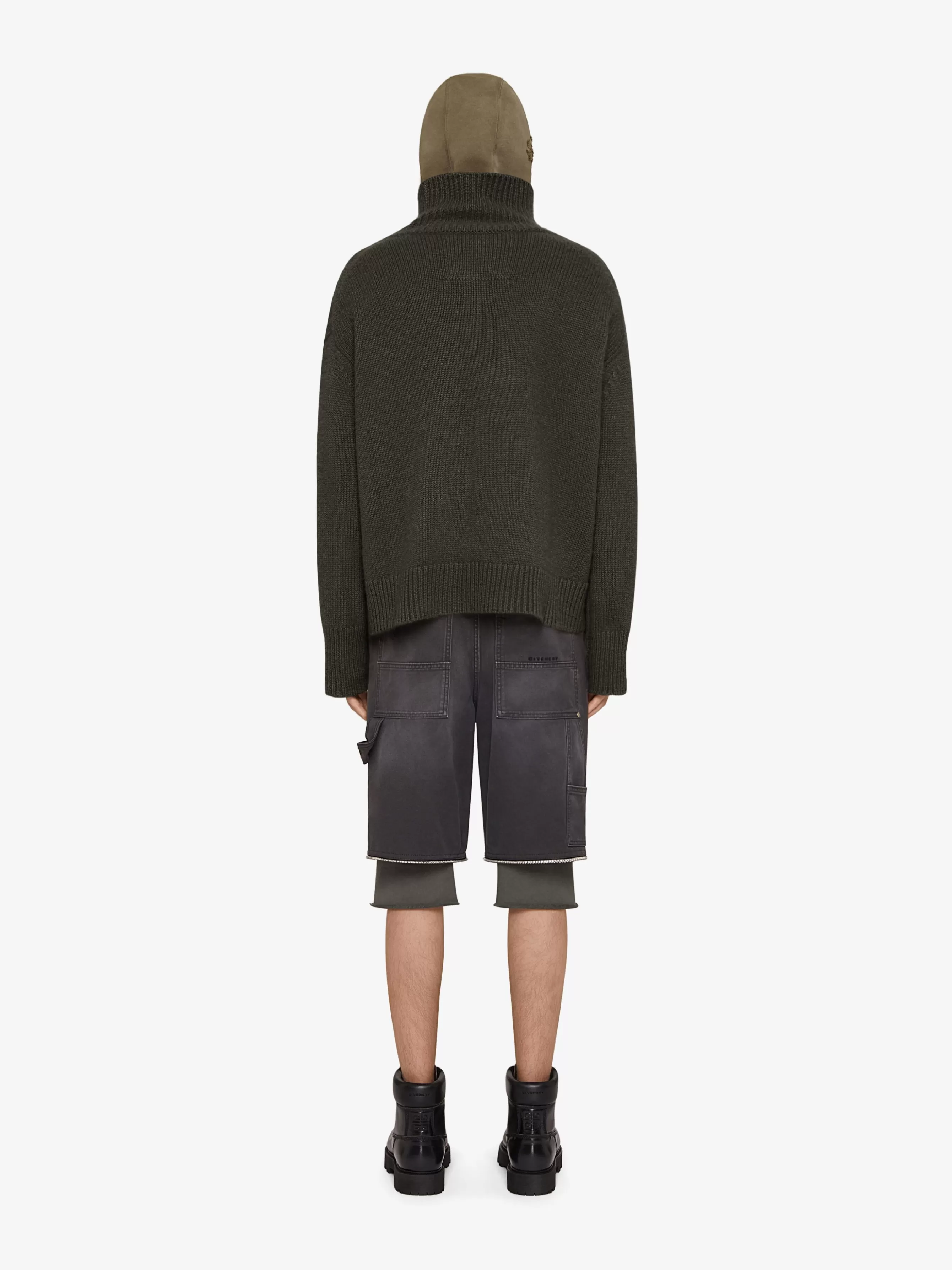 GIVENCHY Knitwear-Oversized turtleneck sweater in cashmere