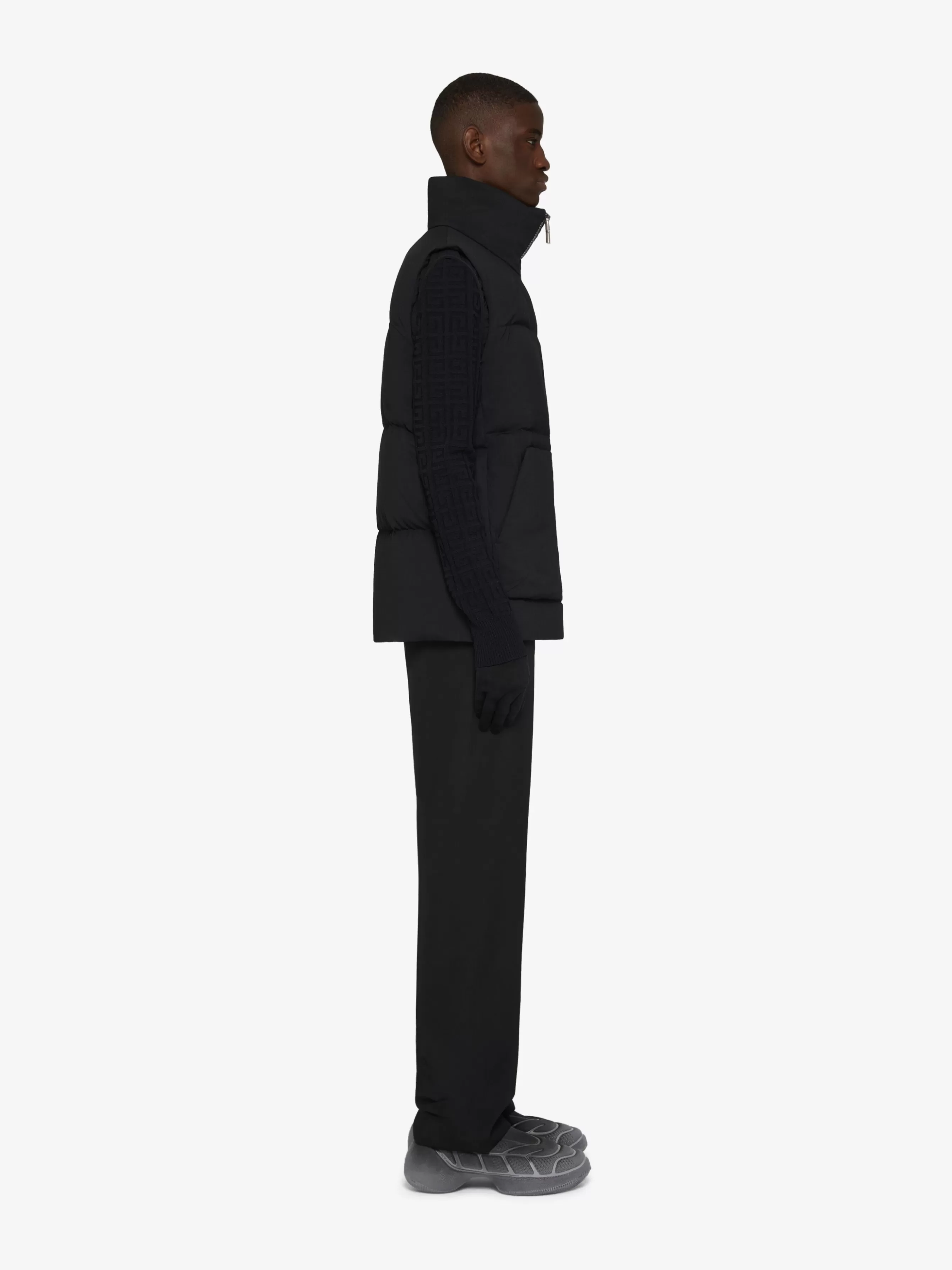 GIVENCHY Pants-Pants in wool and mohair with satin belt