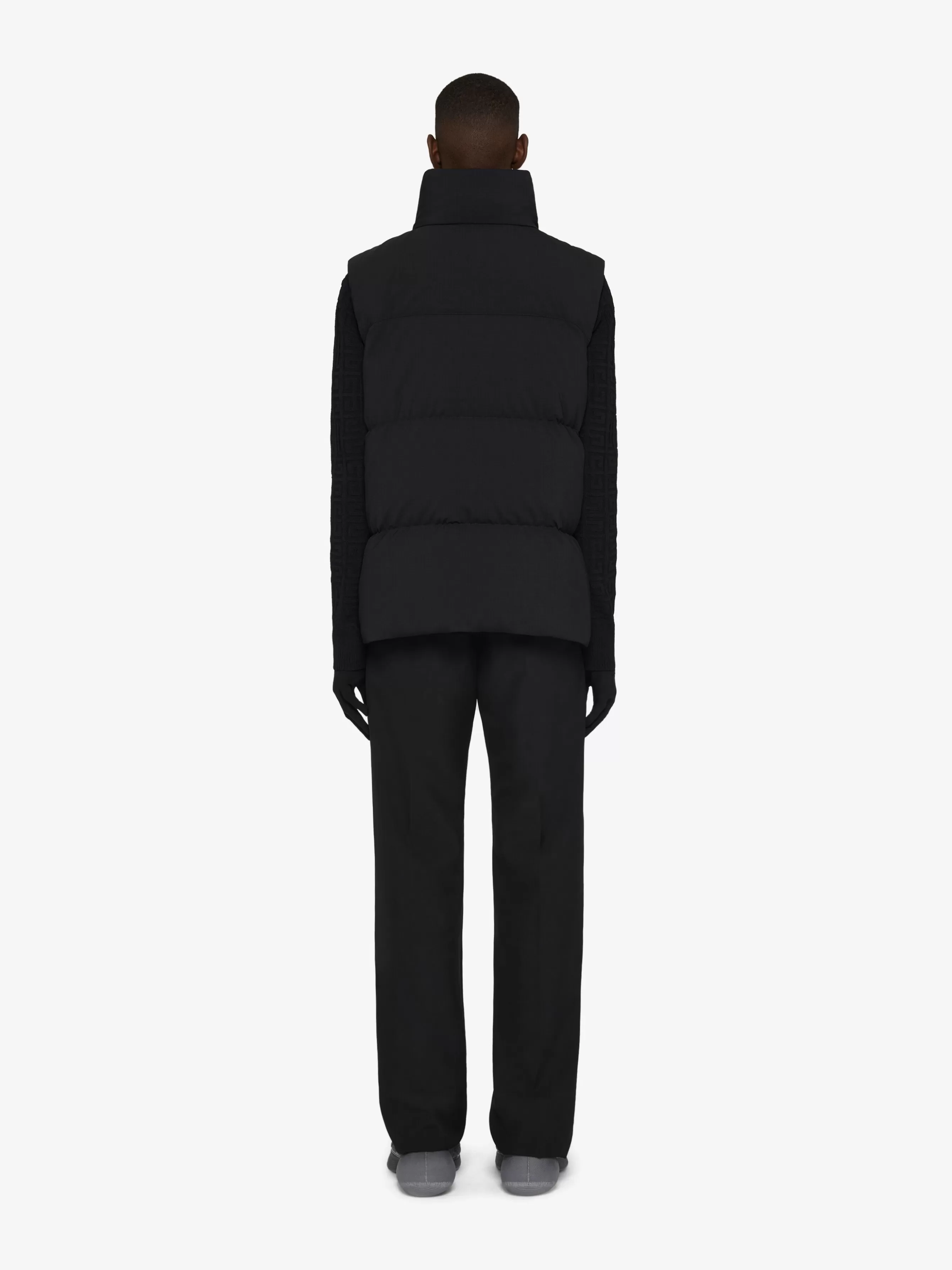 GIVENCHY Pants-Pants in wool and mohair with satin belt