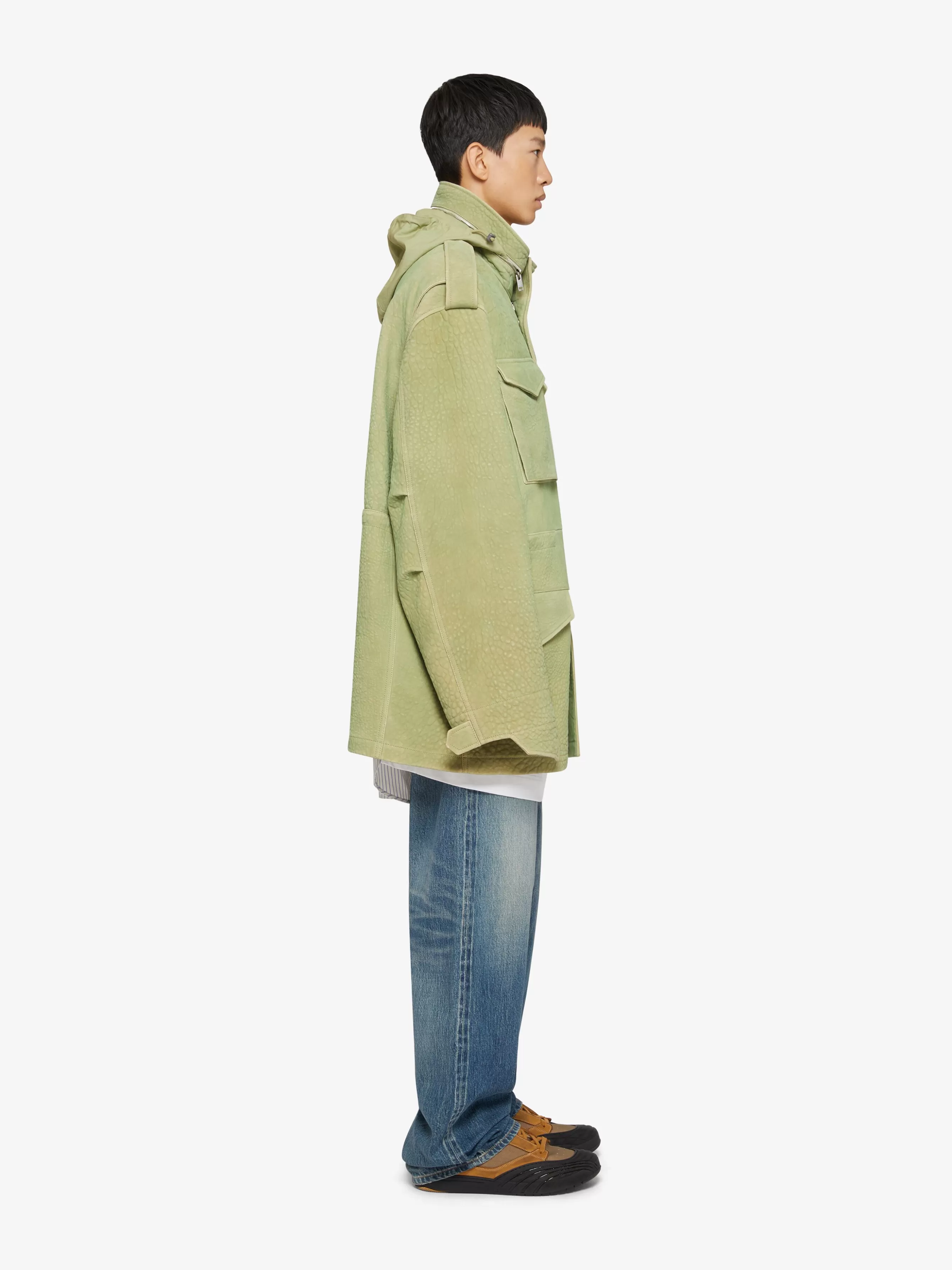 GIVENCHY Outerwear & Blousons-Parka in leather