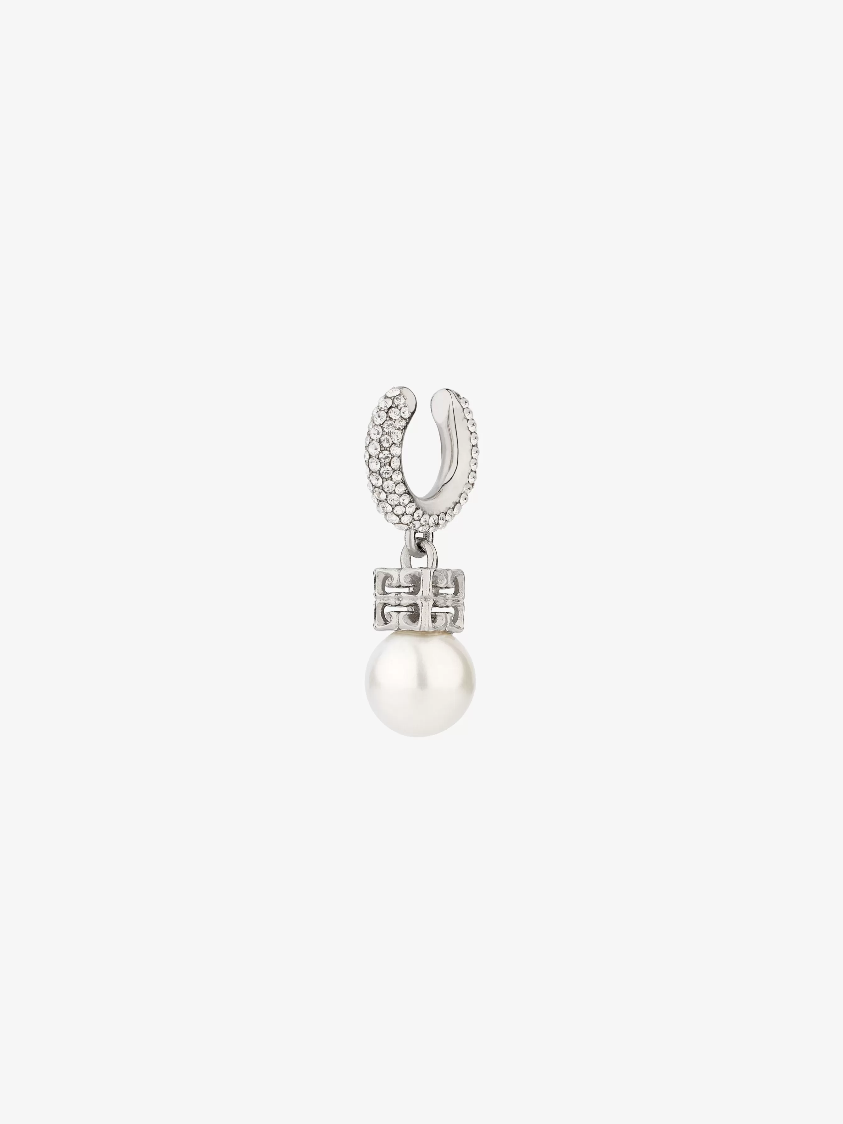 Gifts/Women GIVENCHY Gifts for Her | Other Accessories-Pearl earcuff in metal with crystals