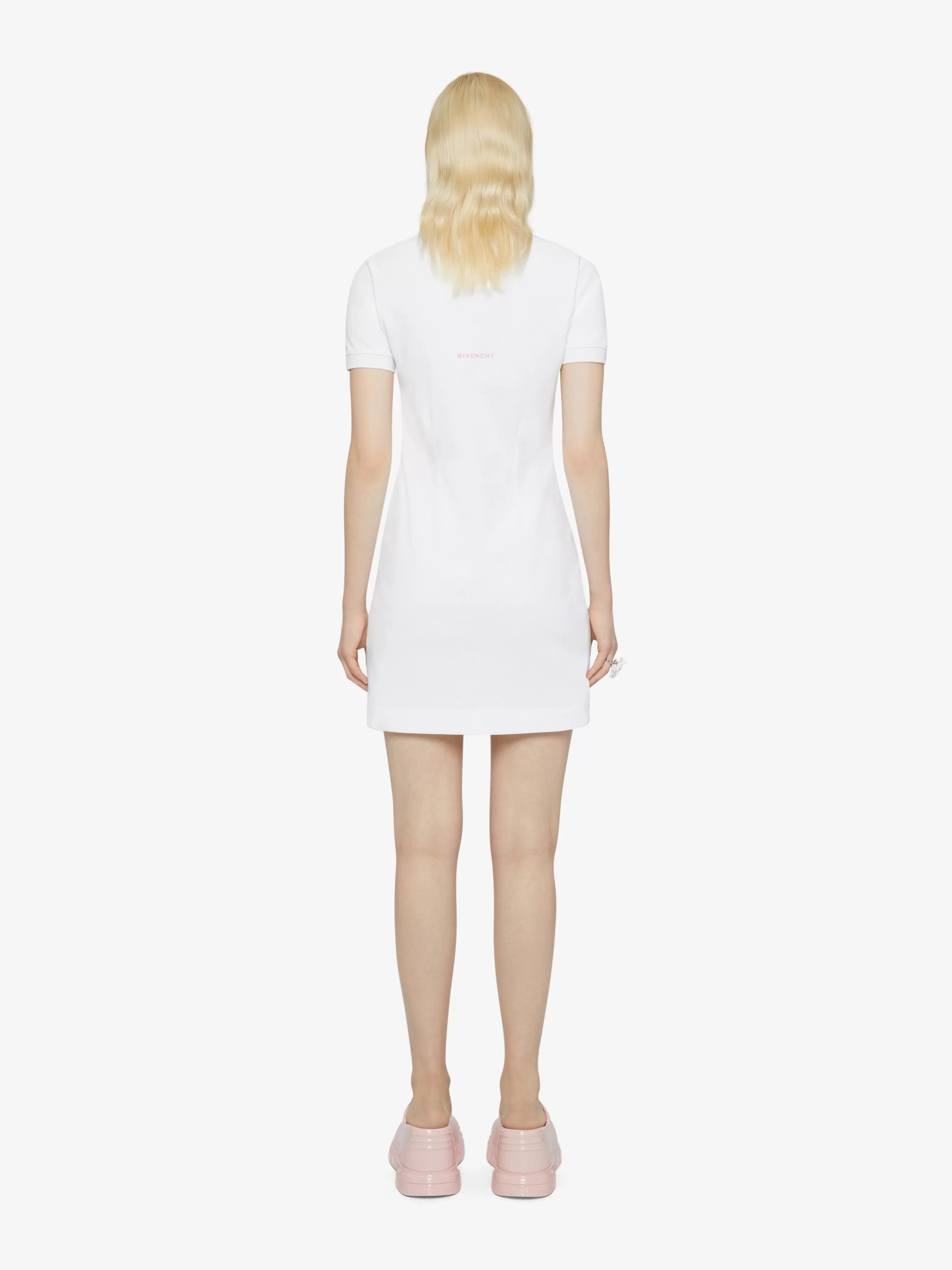 Sale GIVENCHY Dresses-Polo dress in cotton with 4G embroideries