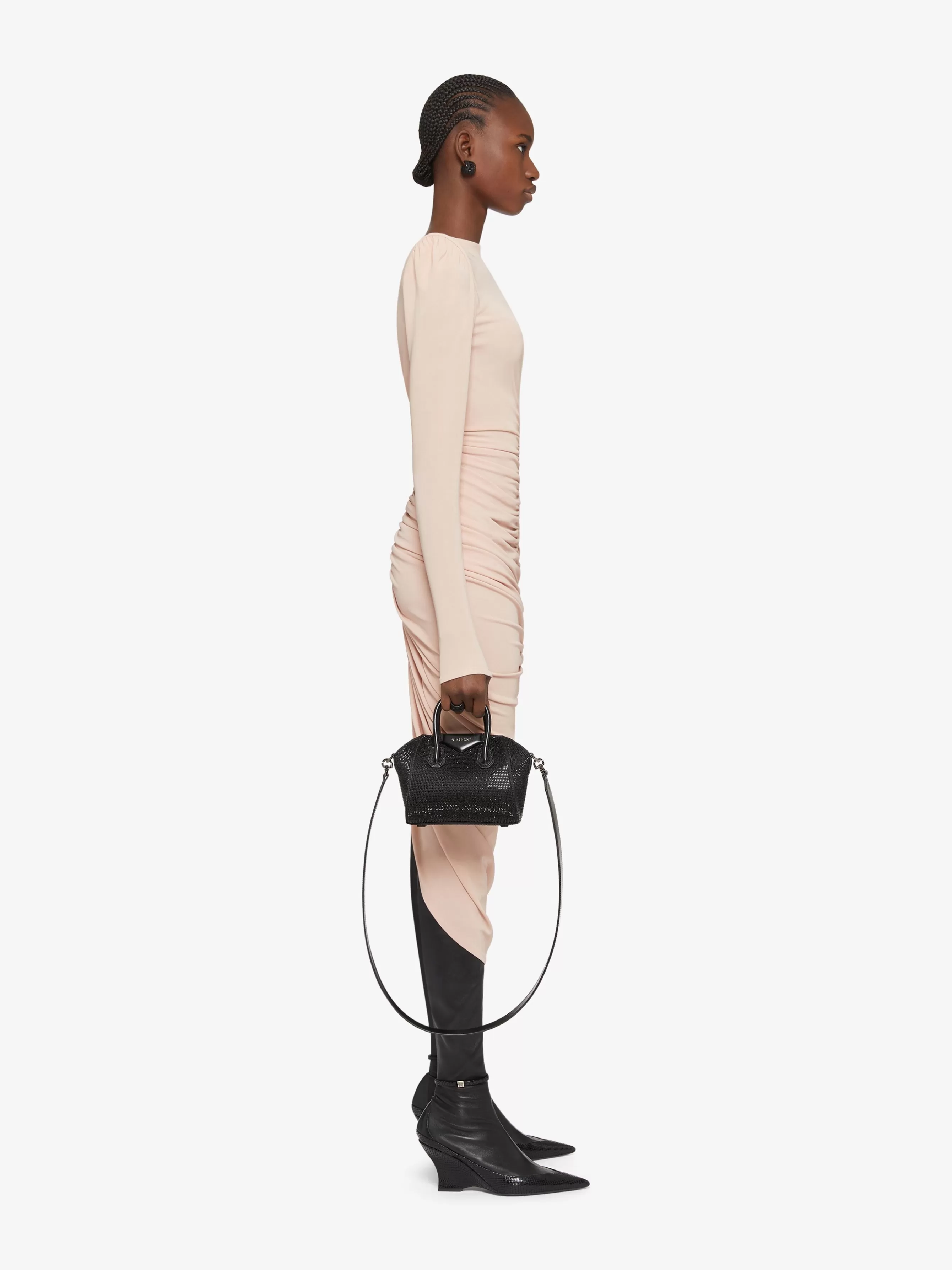 GIVENCHY Dresses-Ruched dress in crepe