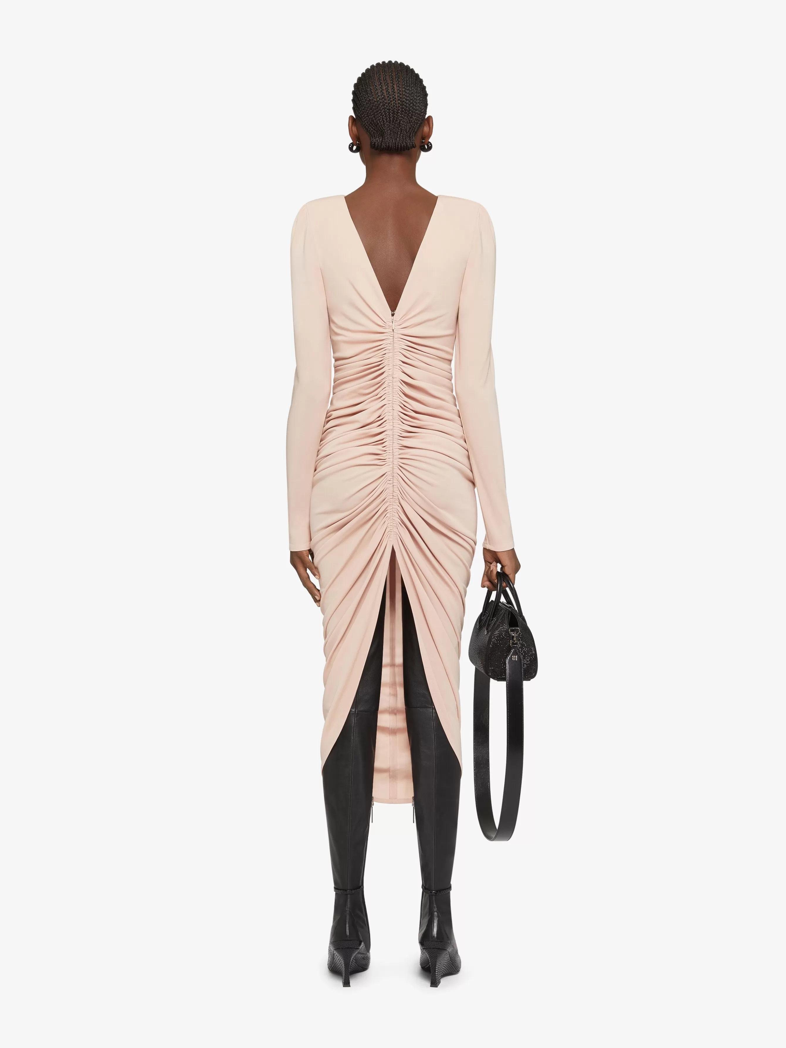 GIVENCHY Dresses-Ruched dress in crepe