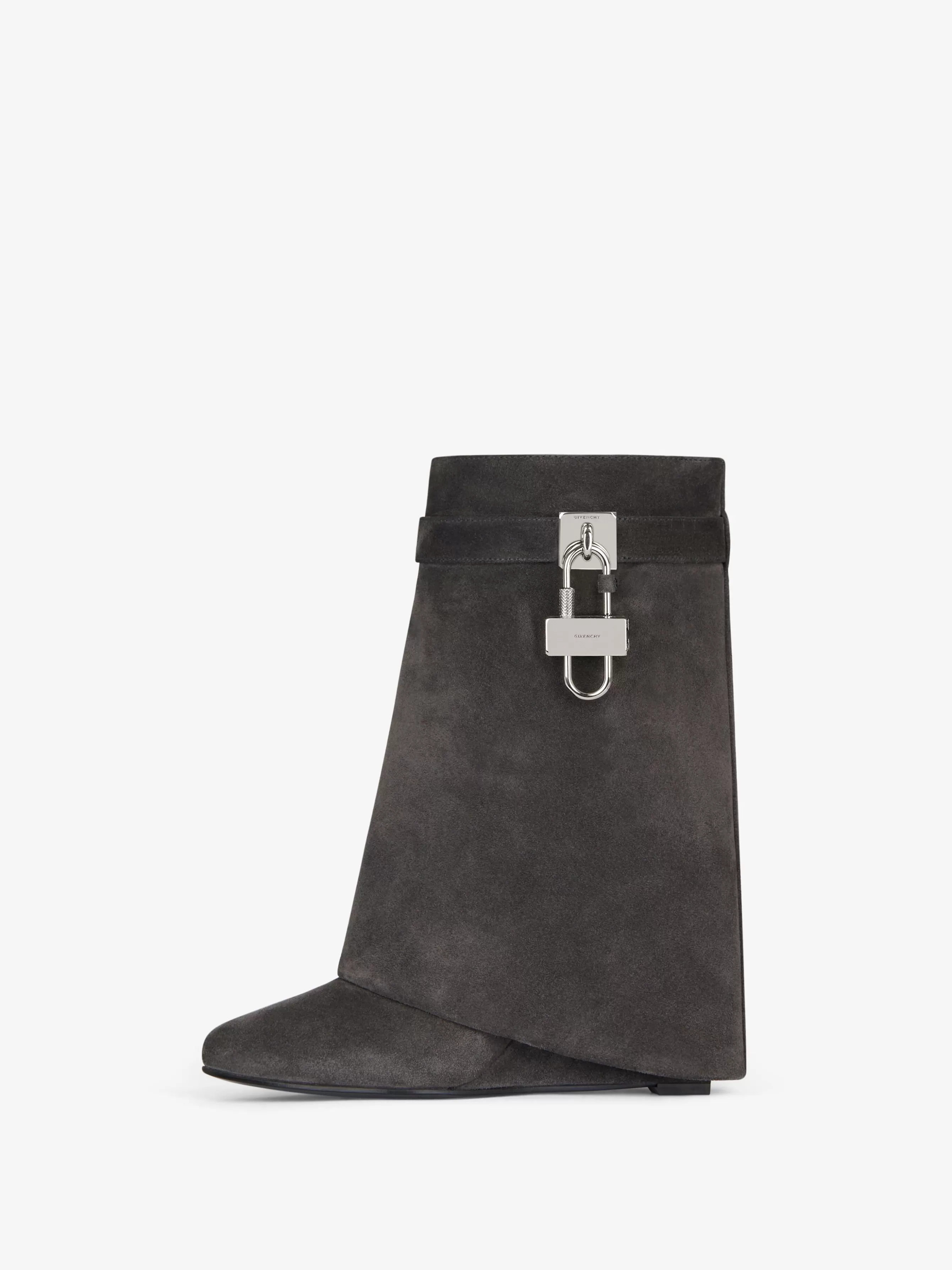 Women GIVENCHY Boots & Booties | Shark Lock-Shark Lock ankle boots in suede