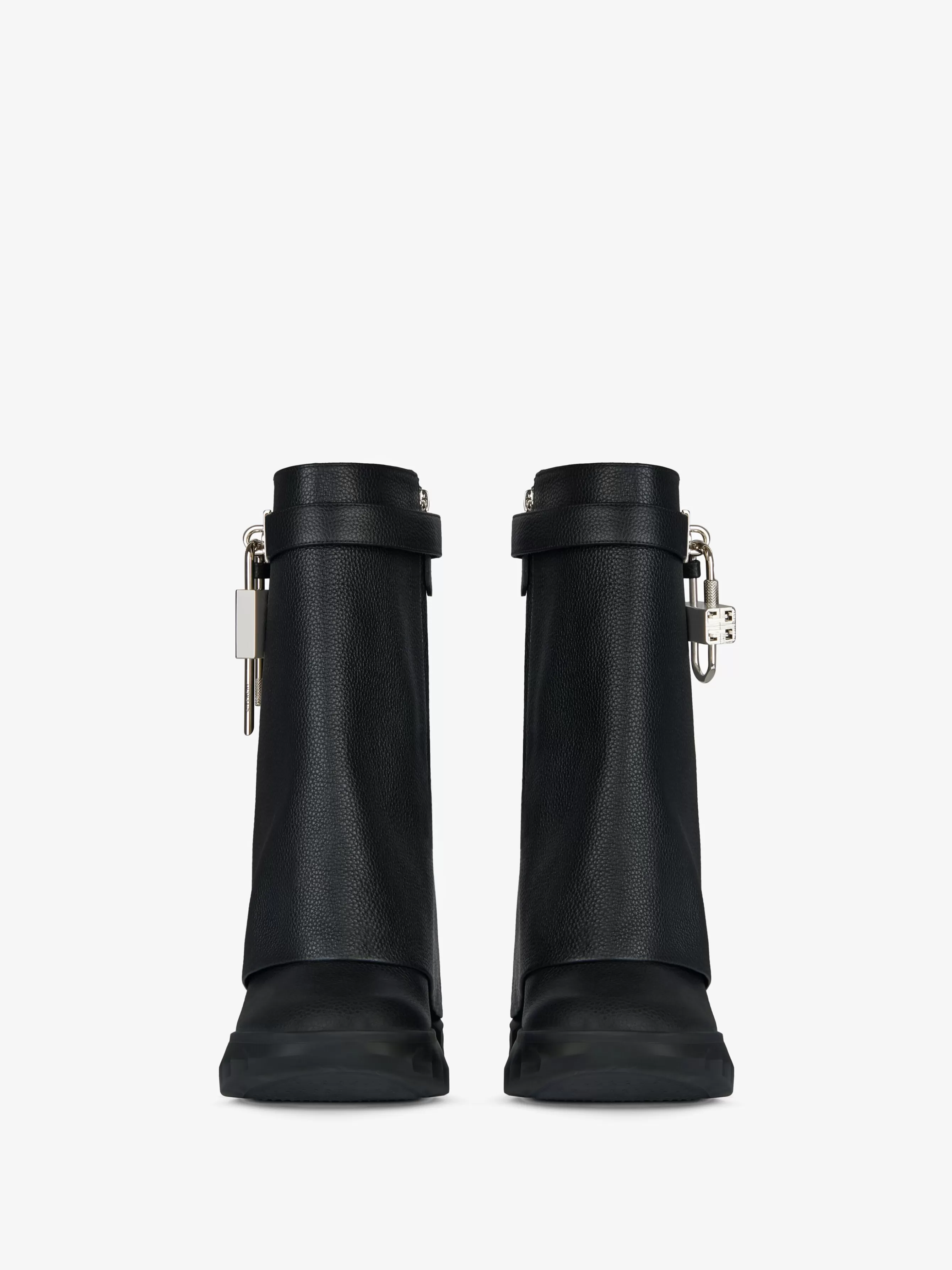 Gifts/Women GIVENCHY Gifts for Kids | Boots & Booties-Shark Lock Biker ankle boots in grained leather