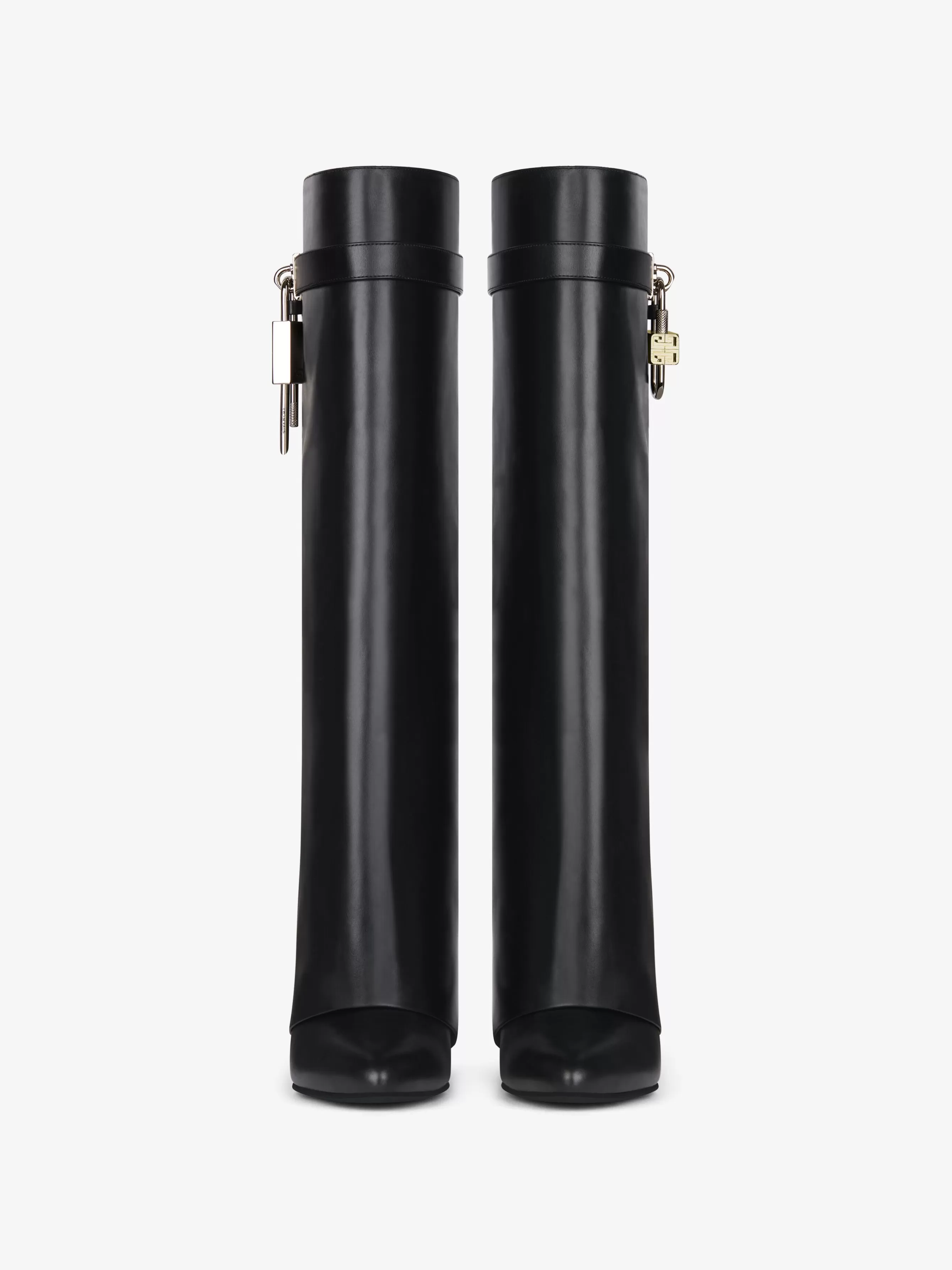 Women GIVENCHY City | Marshmallow-Shark Lock boots in leather