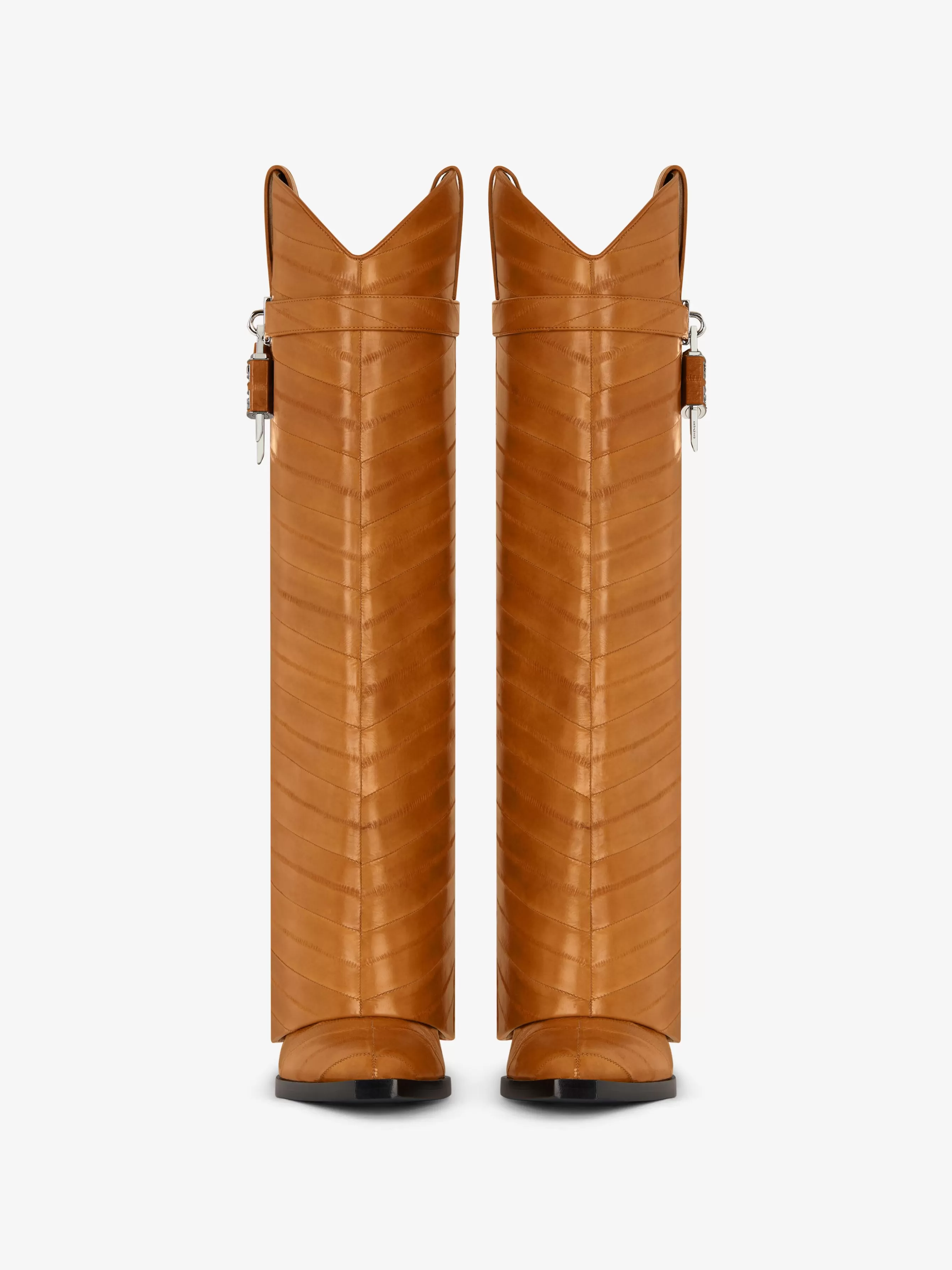 GIVENCHY Shark Lock-Shark Lock Cowboy boots in eel