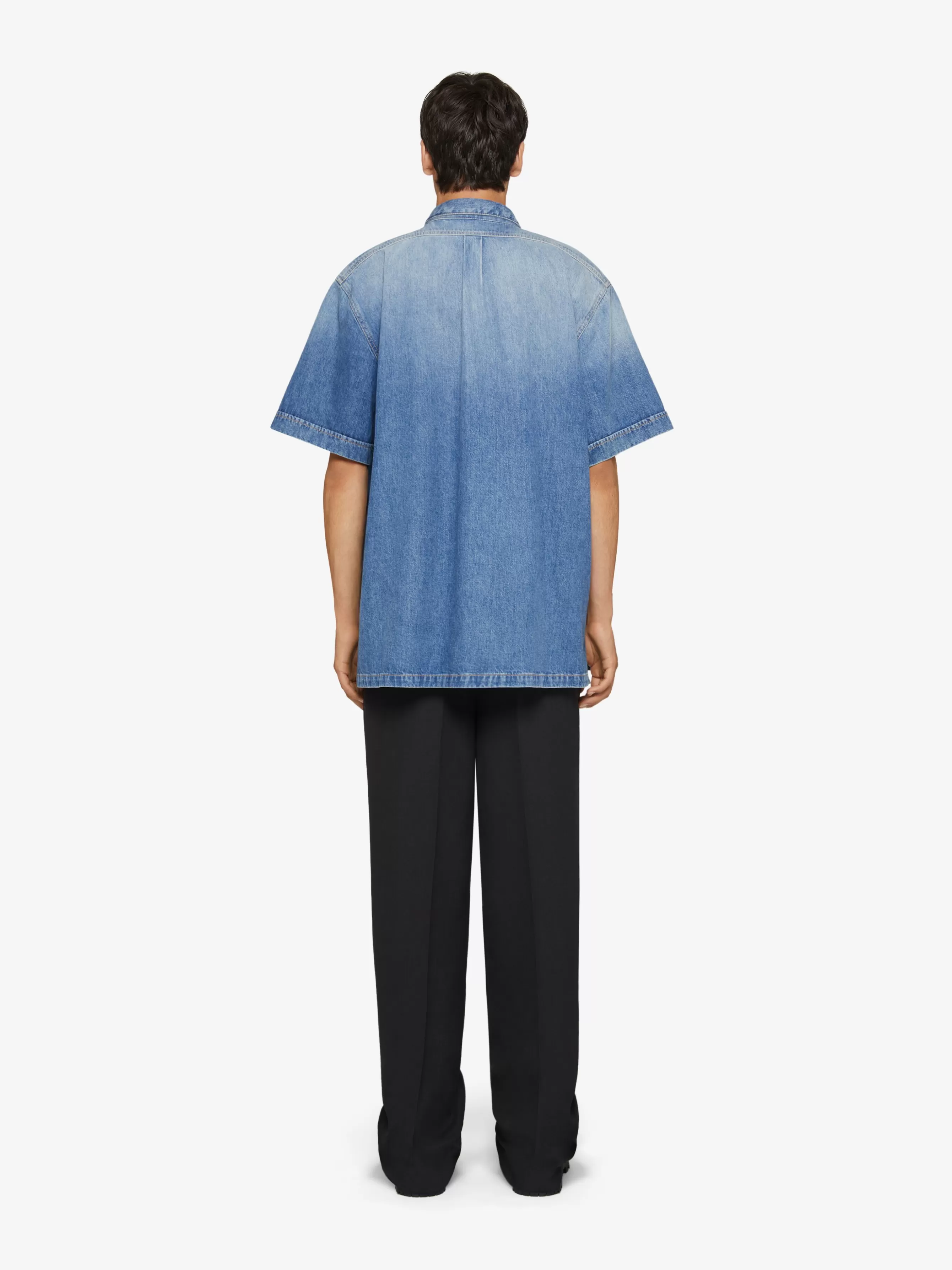 GIVENCHY Shirts-Shirt in denim