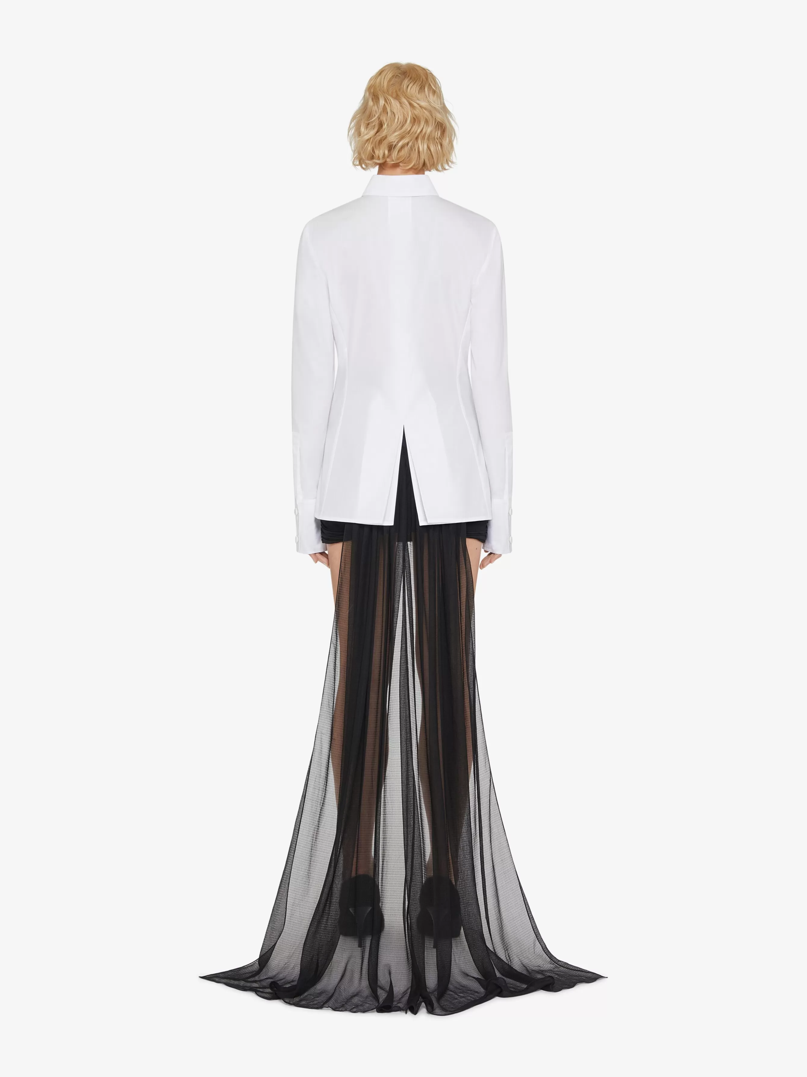 Sale GIVENCHY Shoes | Dresses-Shirt in poplin with buttons and pleated effect