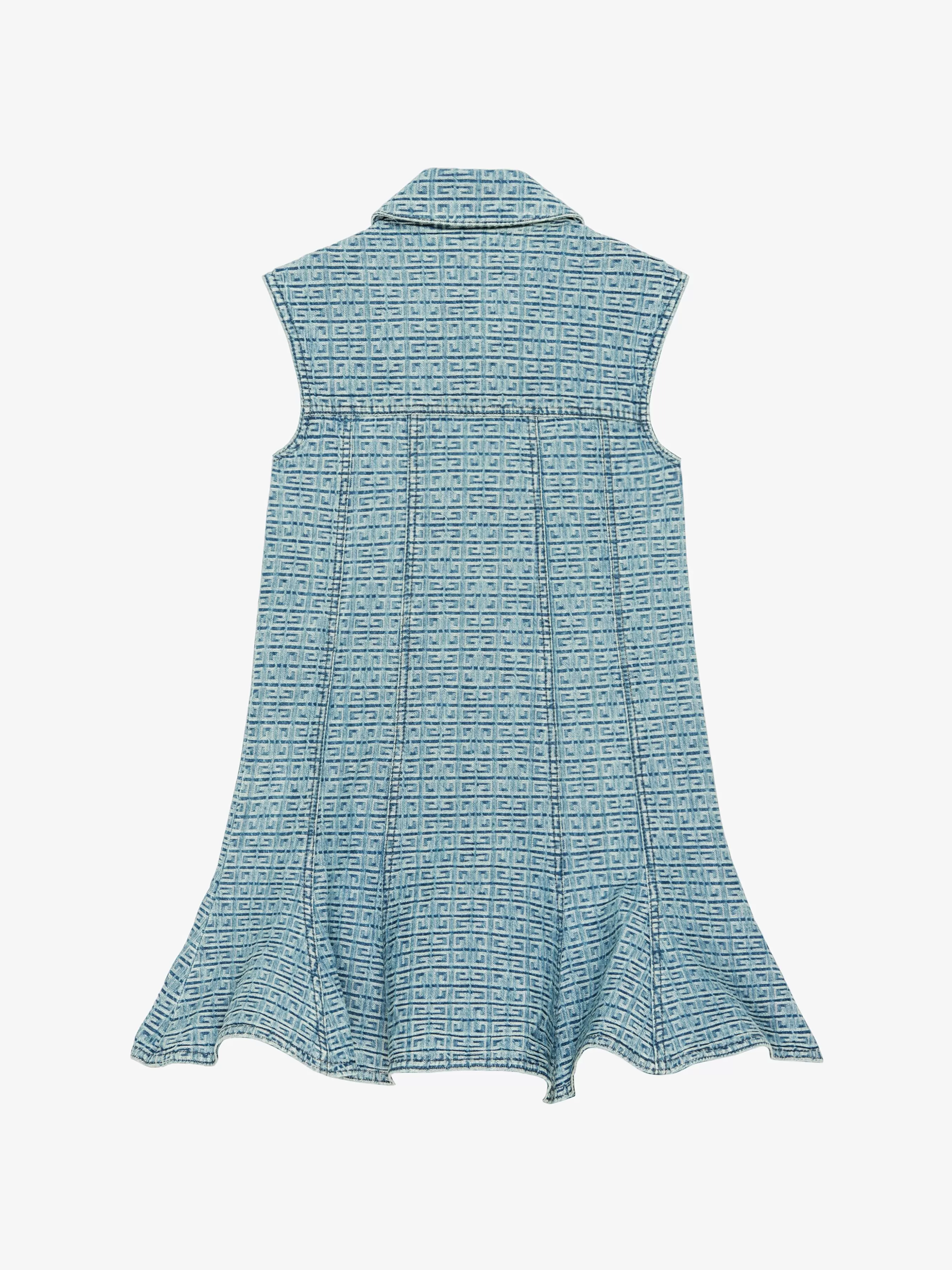 GIVENCHY Girl (4 to 12 years)-Sleeveless dress in 4G denim