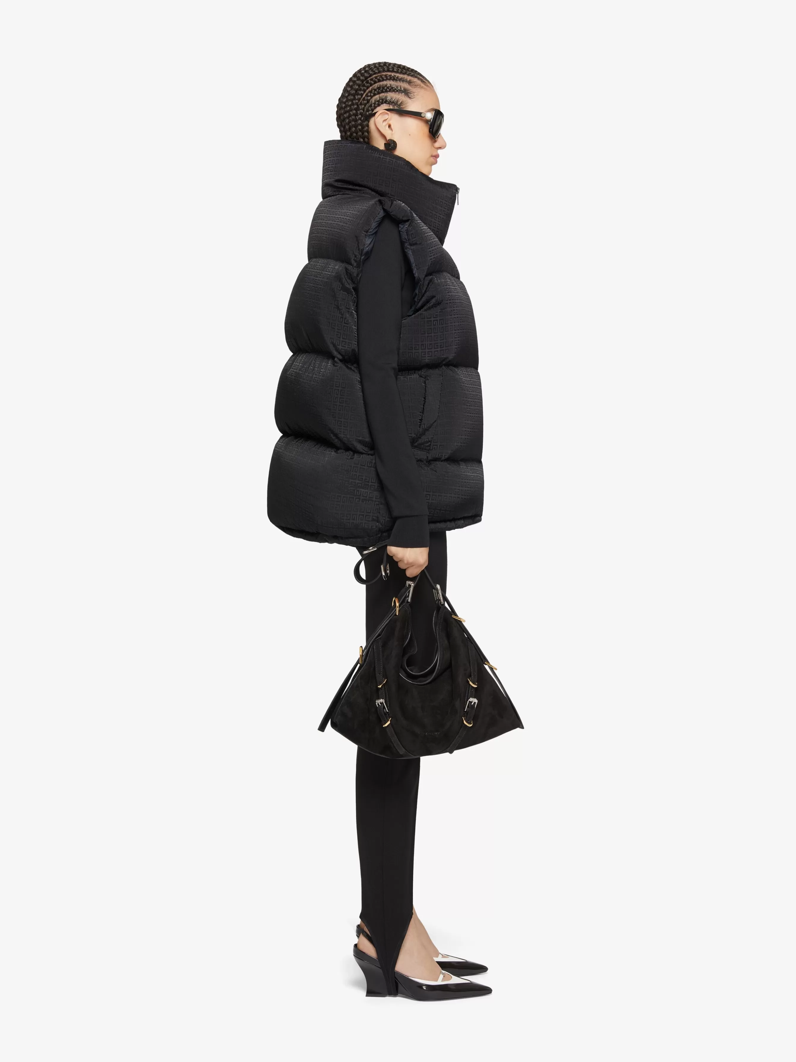 GIVENCHY Outerwear & Blousons-Sleeveless puffer in 4G jacquard