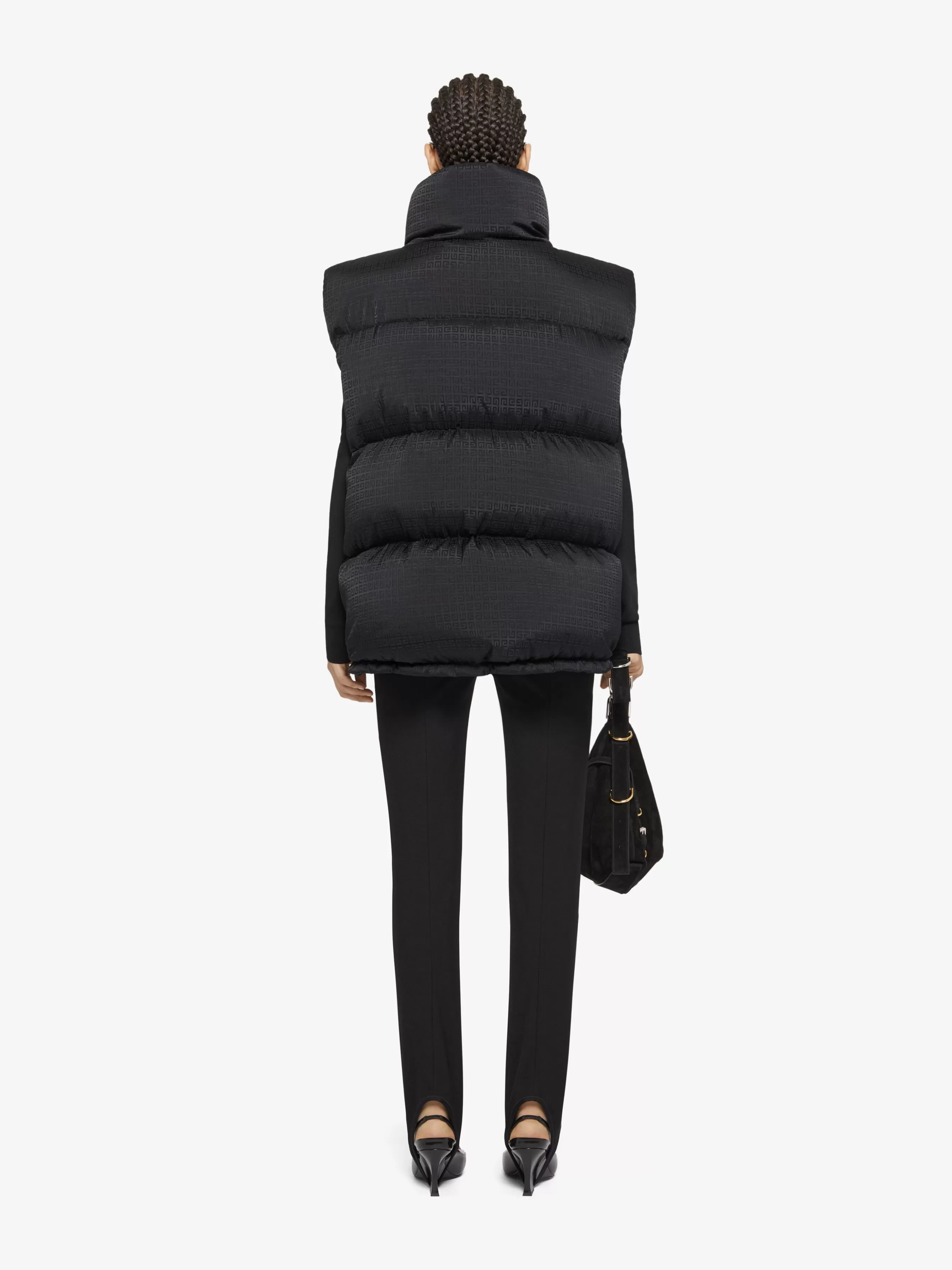 GIVENCHY Outerwear & Blousons-Sleeveless puffer in 4G jacquard